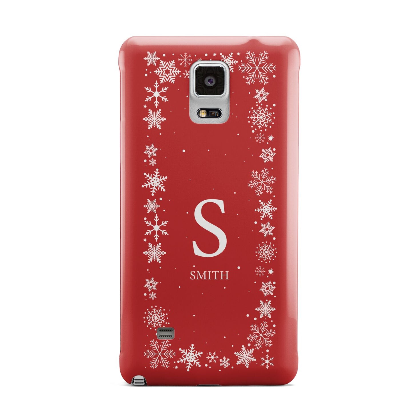 Festive Monogram Personalised Samsung Galaxy Note 4 Case