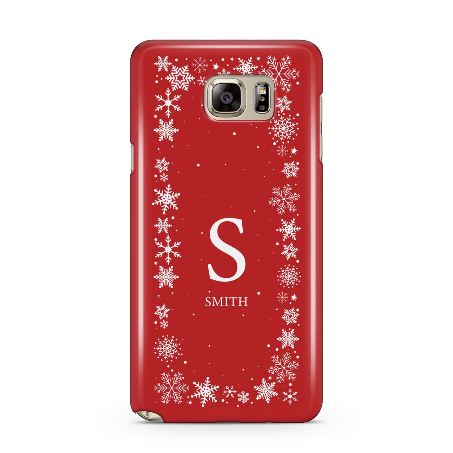 Festive Monogram Personalised Samsung Galaxy Note 5 Case