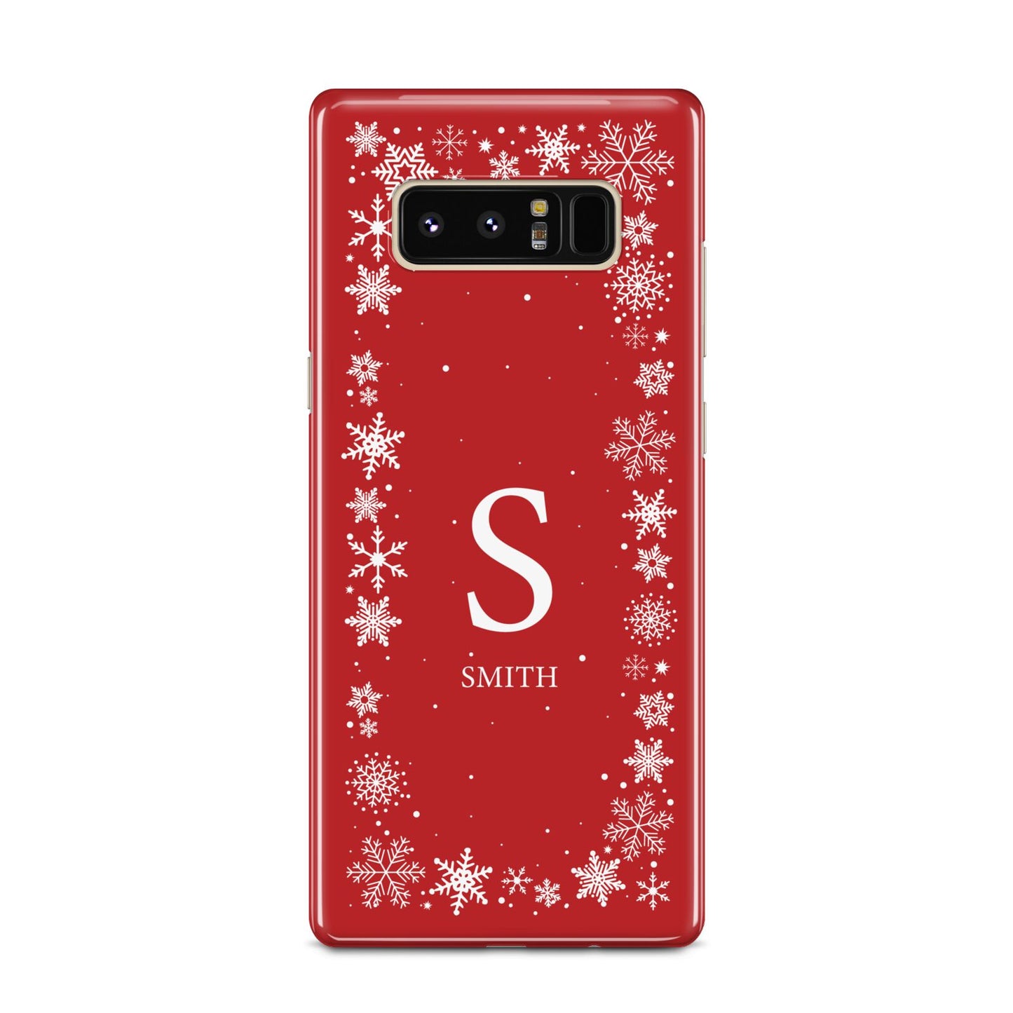 Festive Monogram Personalised Samsung Galaxy Note 8 Case