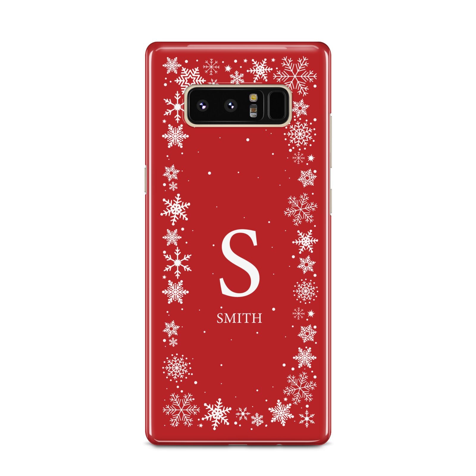 Festive Monogram Personalised Samsung Galaxy Note 8 Case