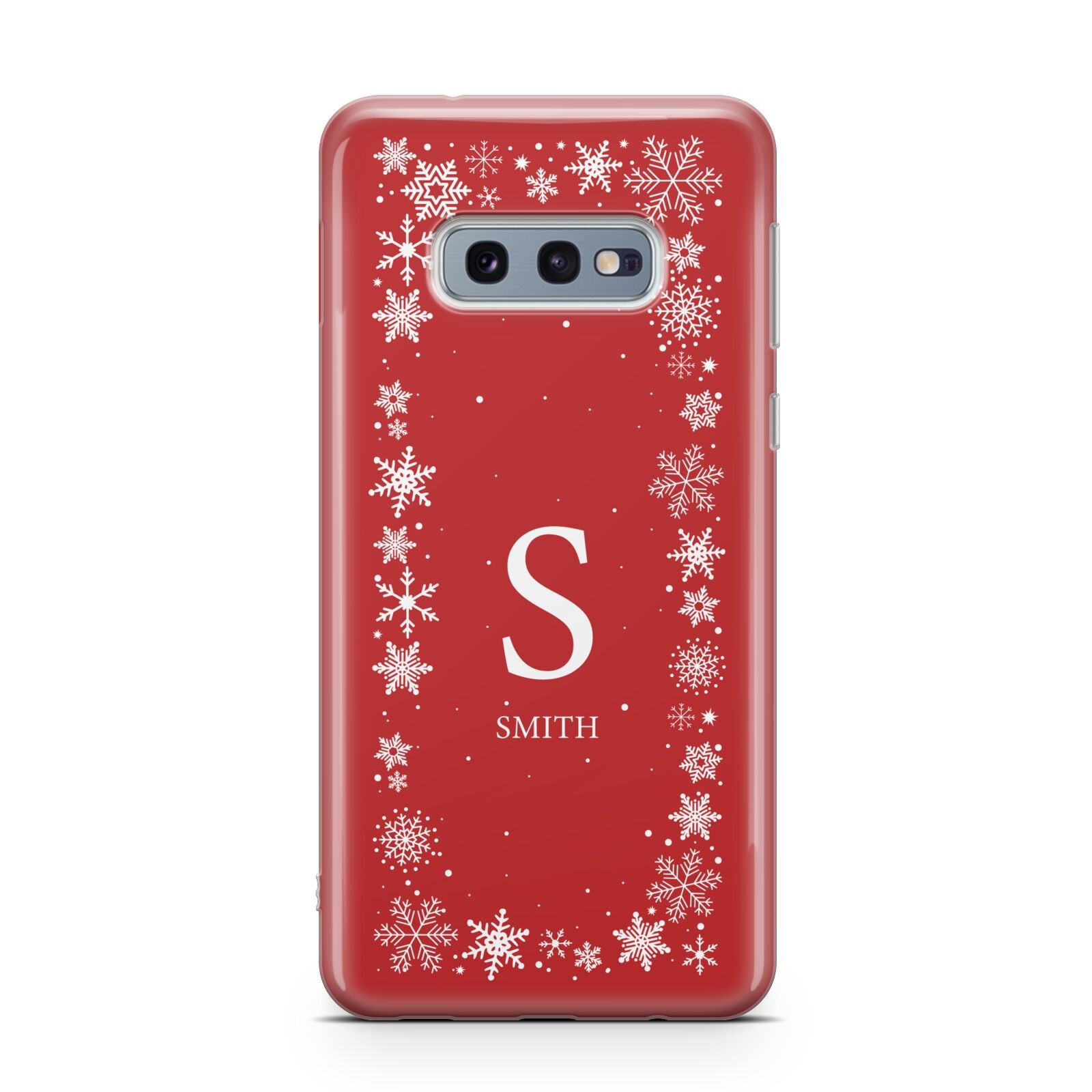 Festive Monogram Personalised Samsung Galaxy S10E Case