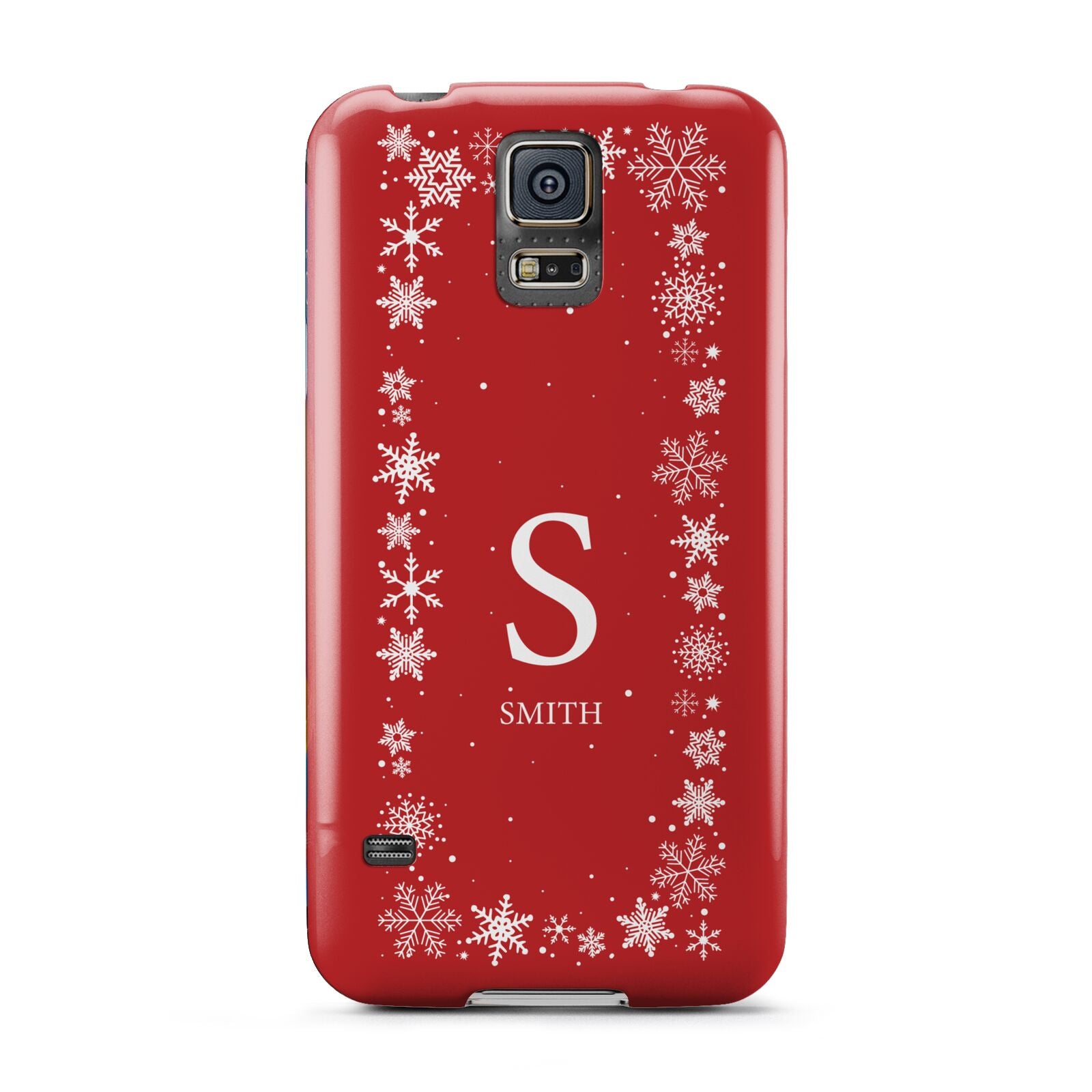 Festive Monogram Personalised Samsung Galaxy S5 Case