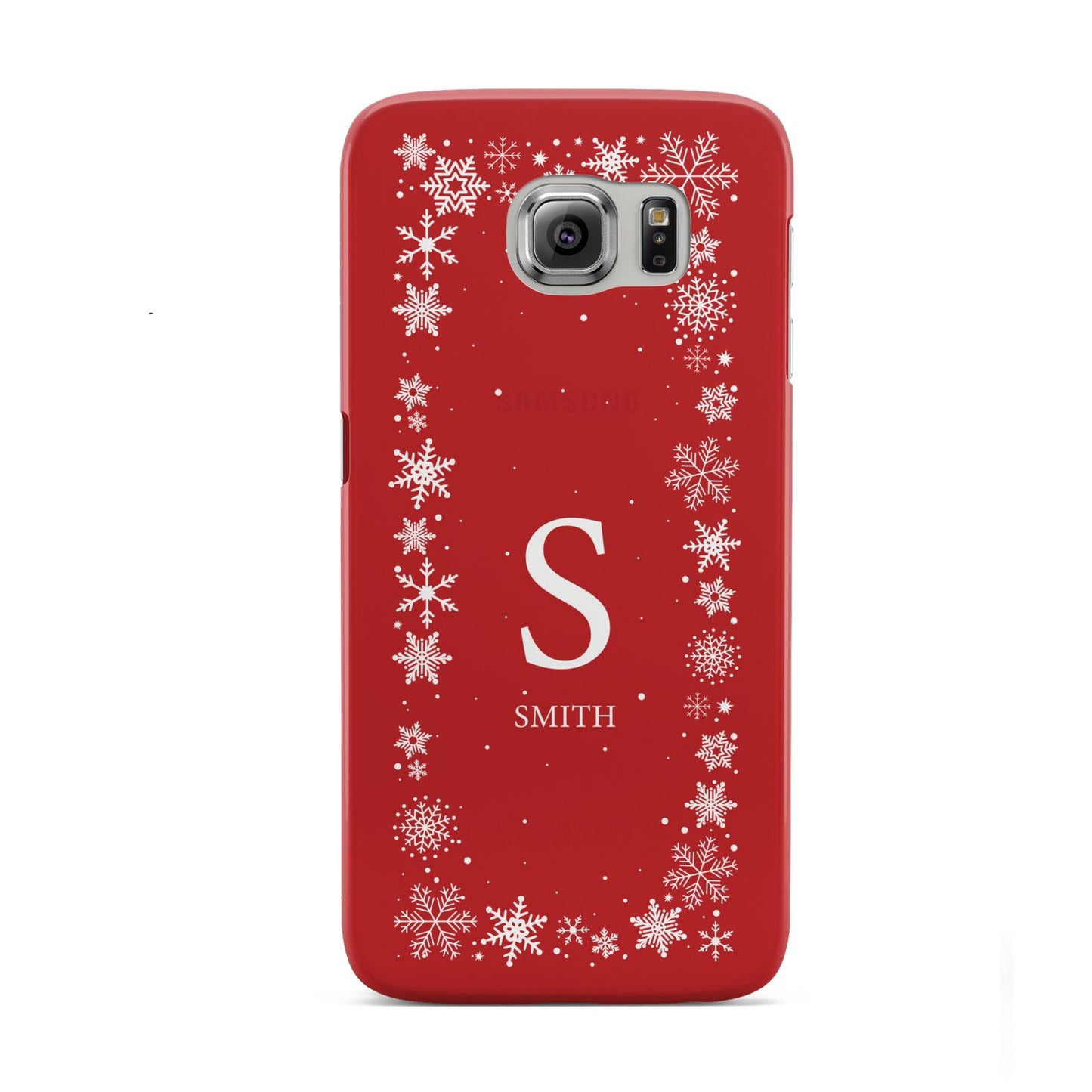 Festive Monogram Personalised Samsung Galaxy S6 Case