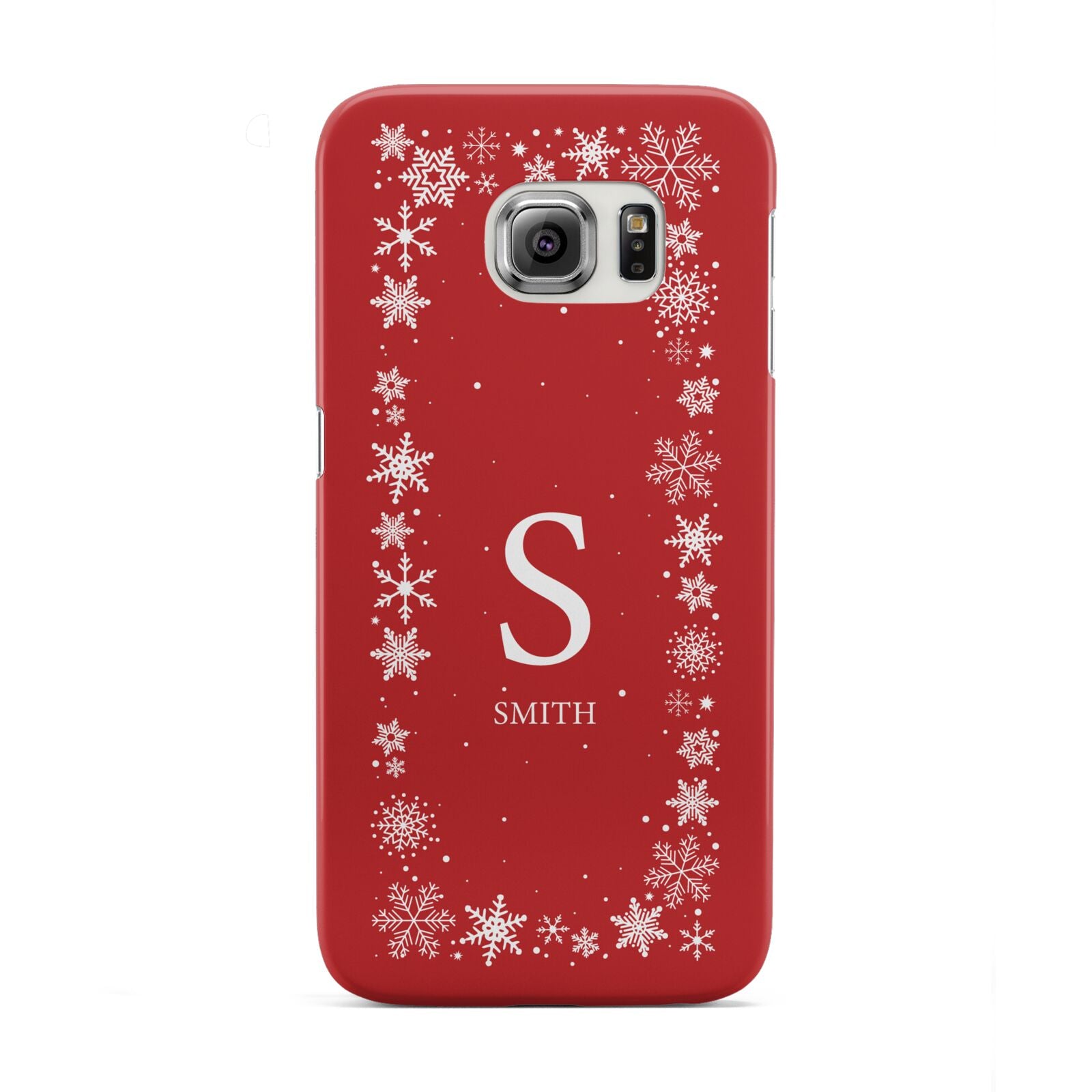 Festive Monogram Personalised Samsung Galaxy S6 Edge Case