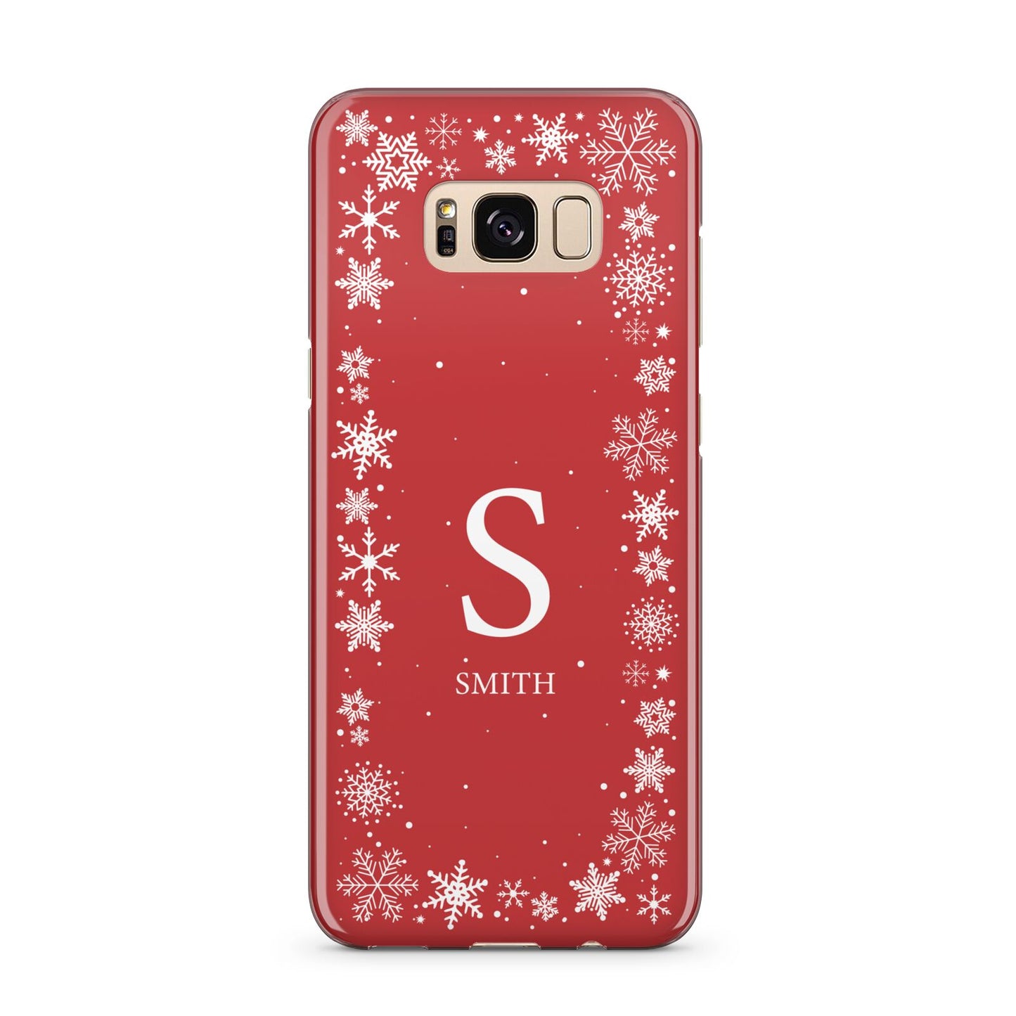 Festive Monogram Personalised Samsung Galaxy S8 Plus Case