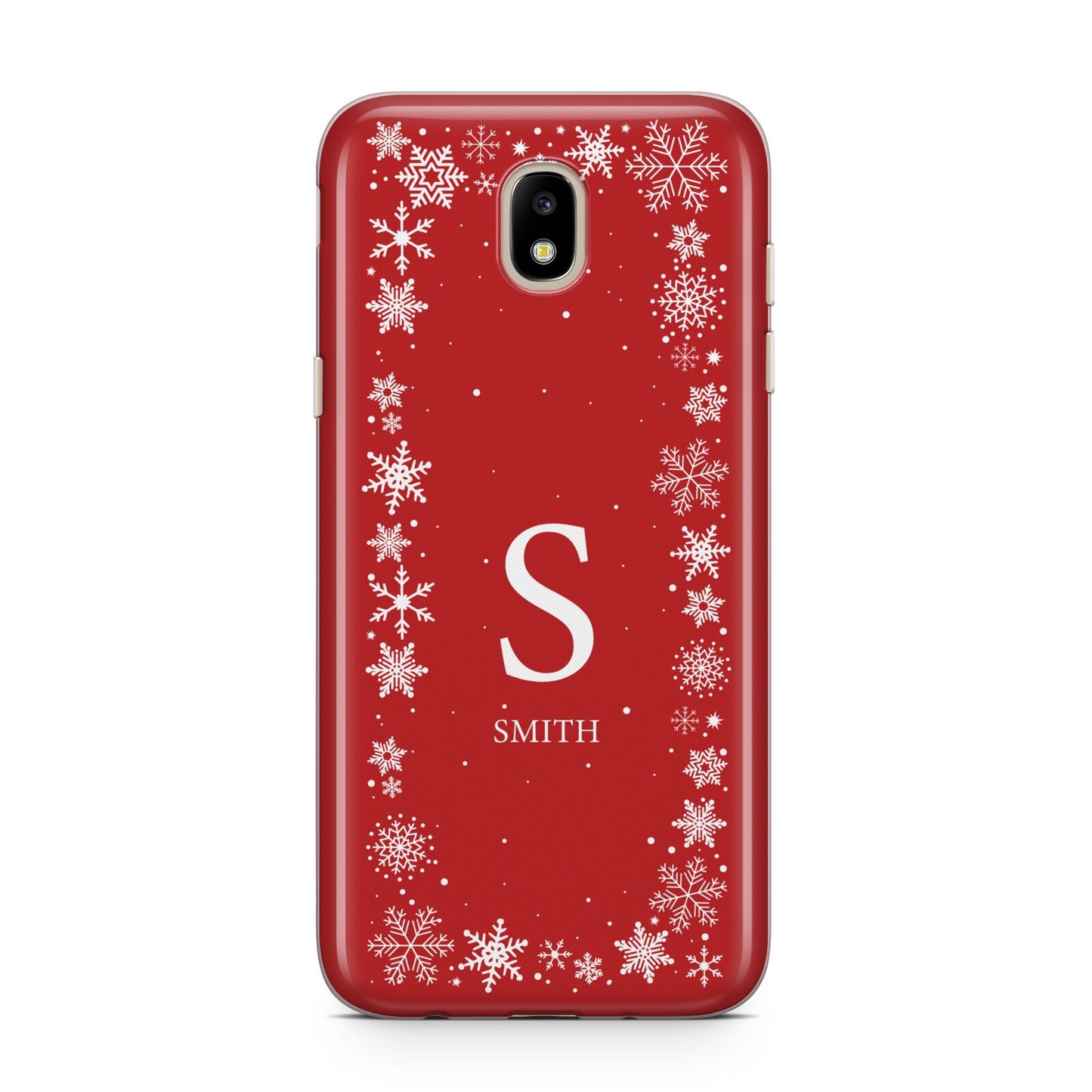 Festive Monogram Personalised Samsung J5 2017 Case