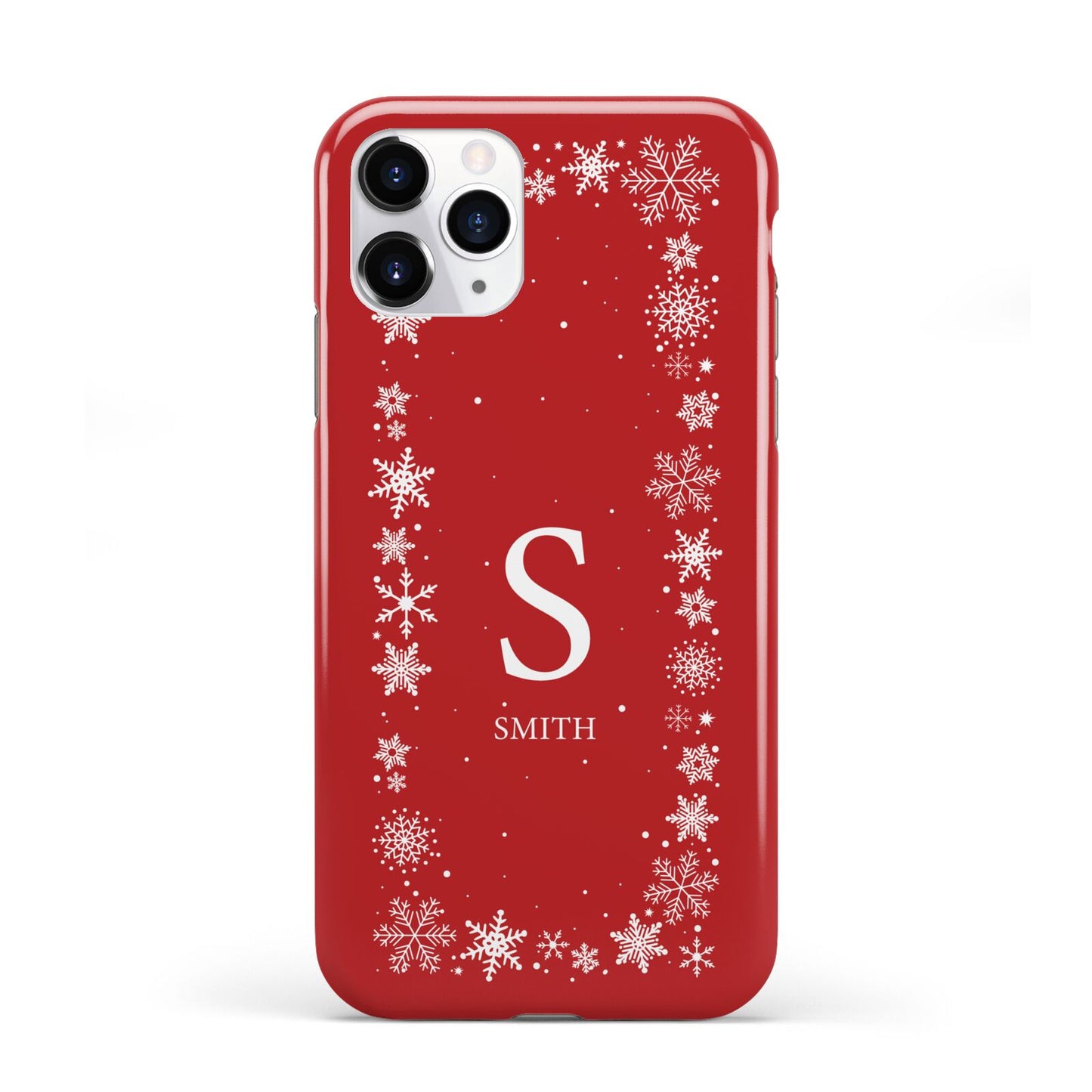 Festive Monogram Personalised iPhone 11 Pro 3D Tough Case