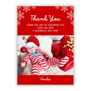 Festive Thank You Greetings Card