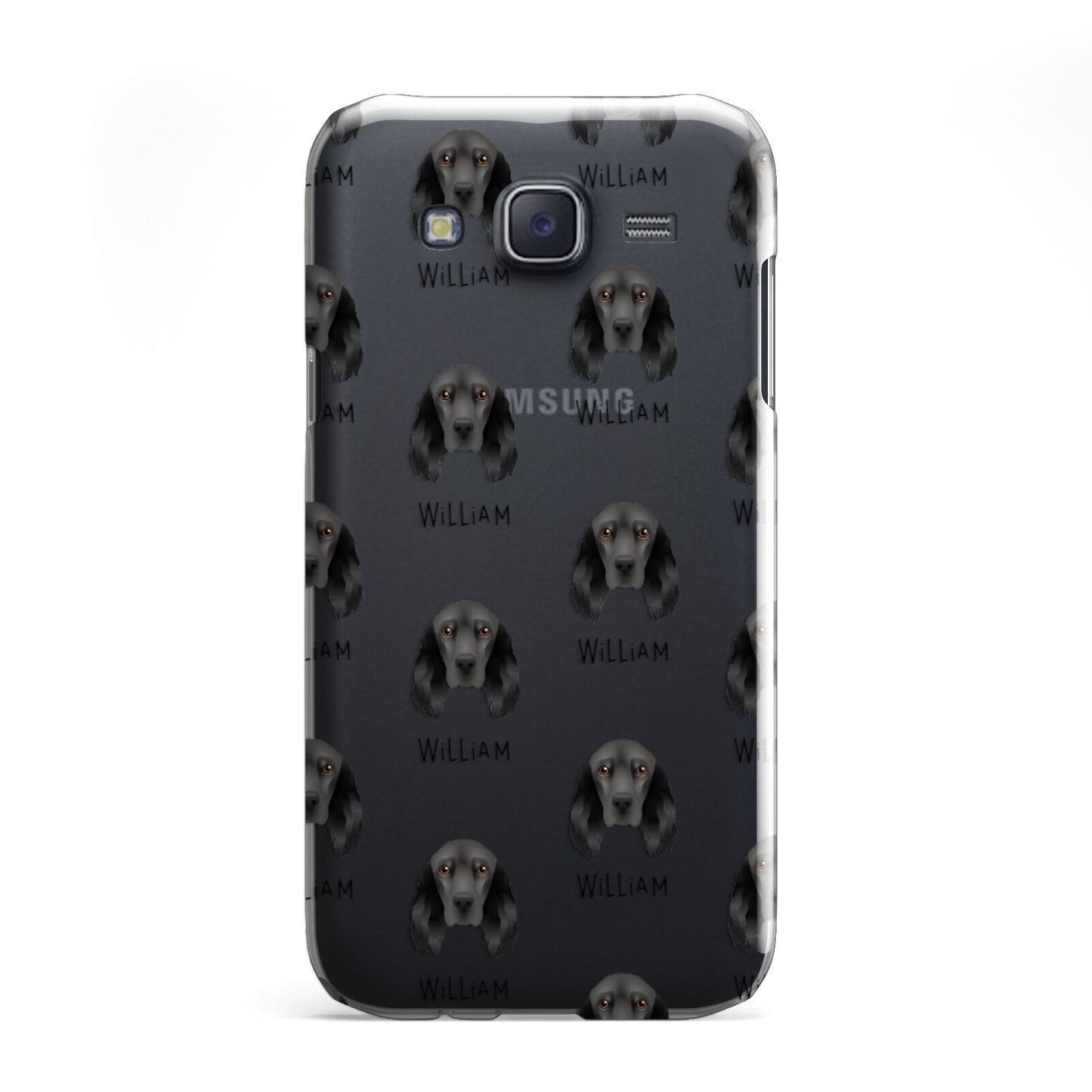 Field Spaniel Icon with Name Samsung Galaxy J5 Case