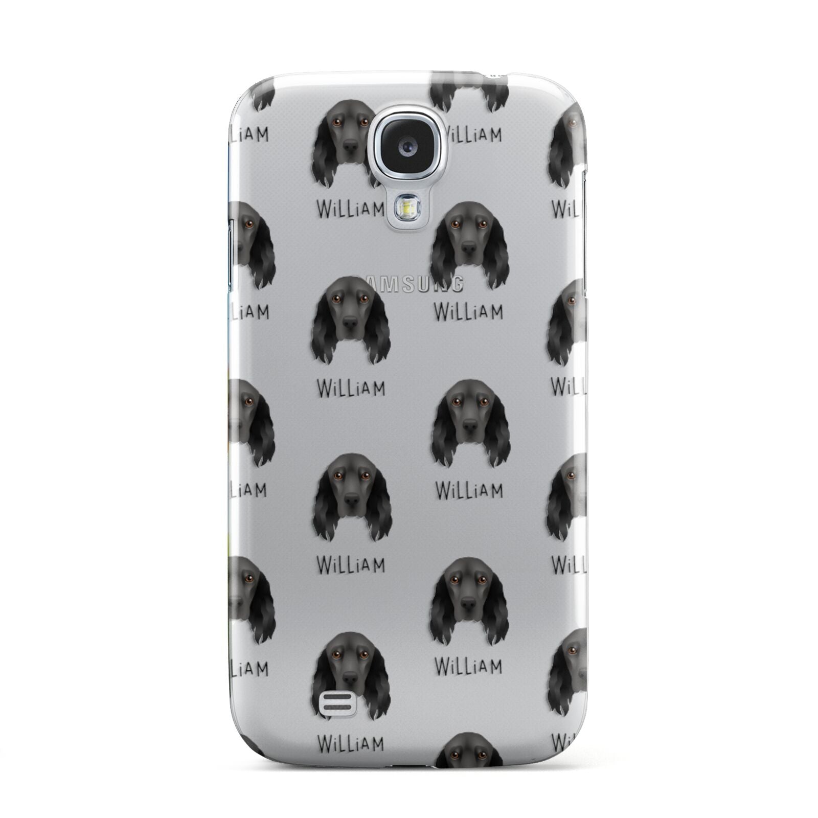 Field Spaniel Icon with Name Samsung Galaxy S4 Case