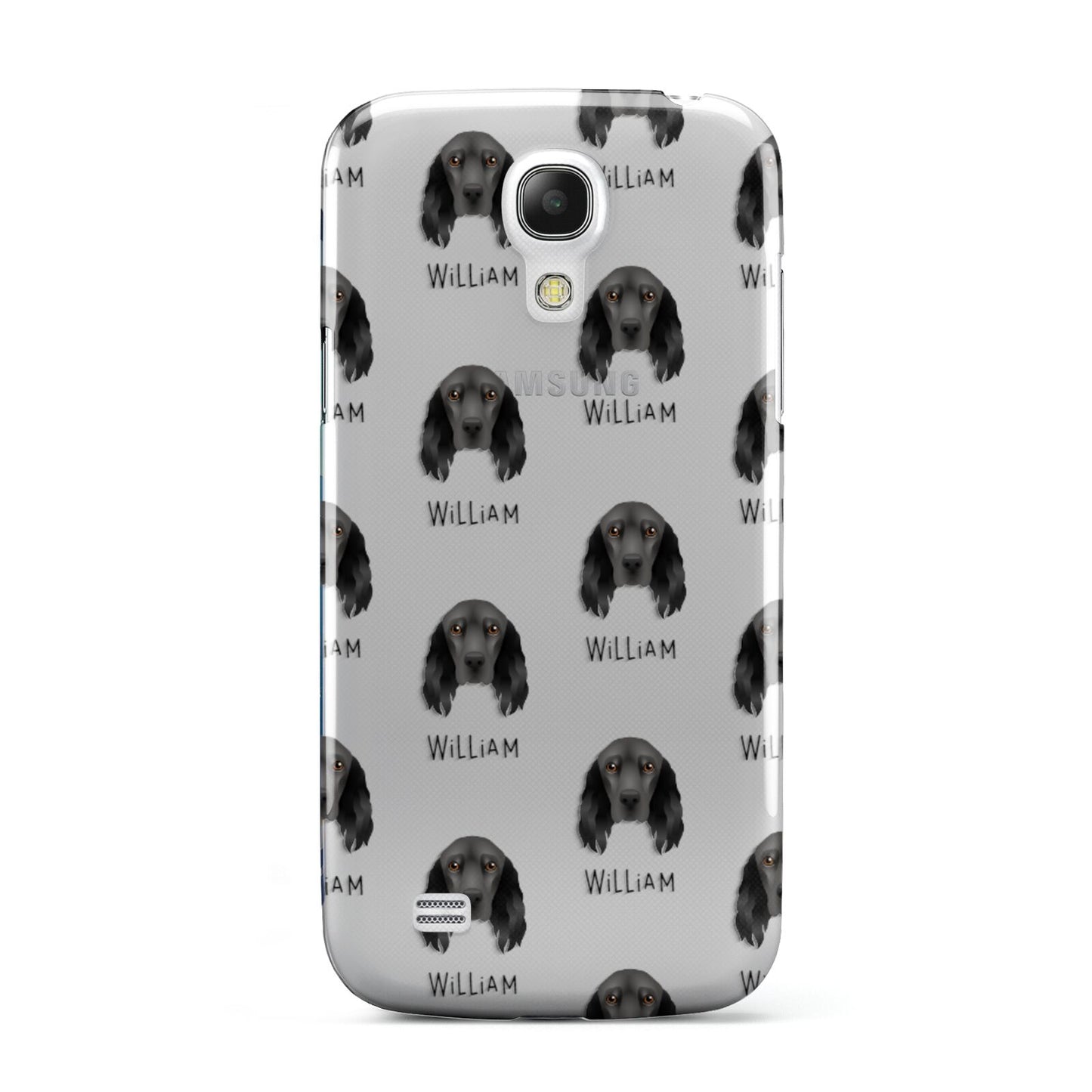 Field Spaniel Icon with Name Samsung Galaxy S4 Mini Case