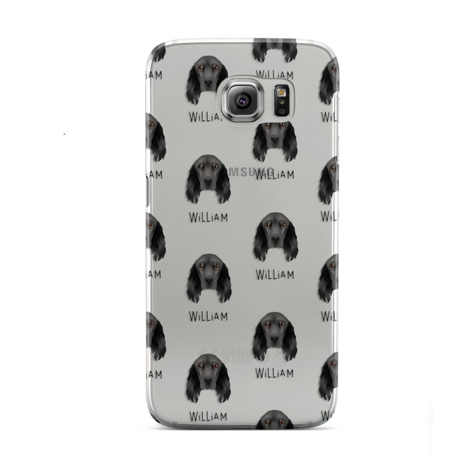 Field Spaniel Icon with Name Samsung Galaxy S6 Case
