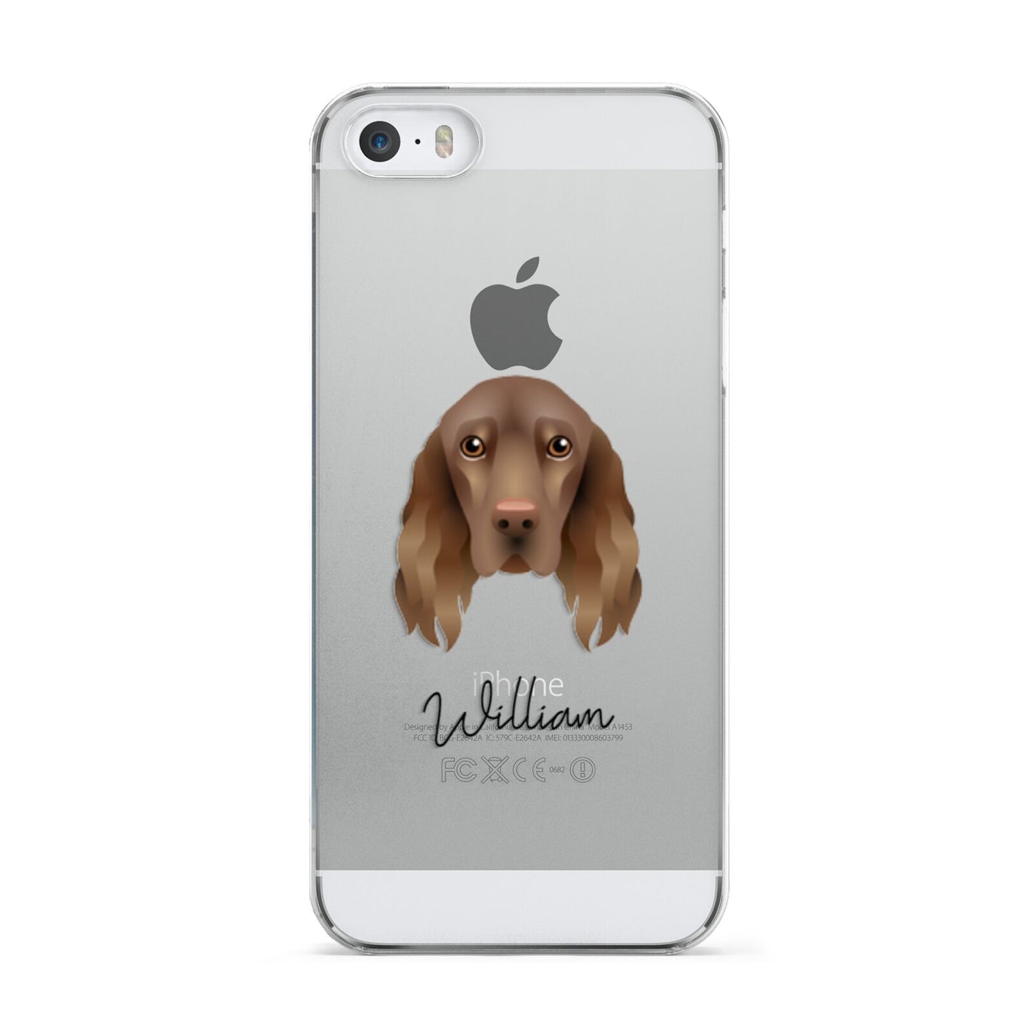 Field Spaniel Personalised Apple iPhone 5 Case