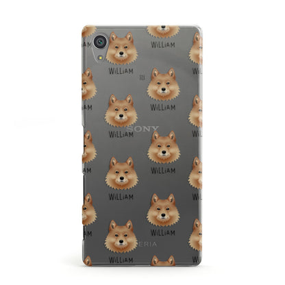 Finnish Spitz Icon with Name Sony Xperia Case