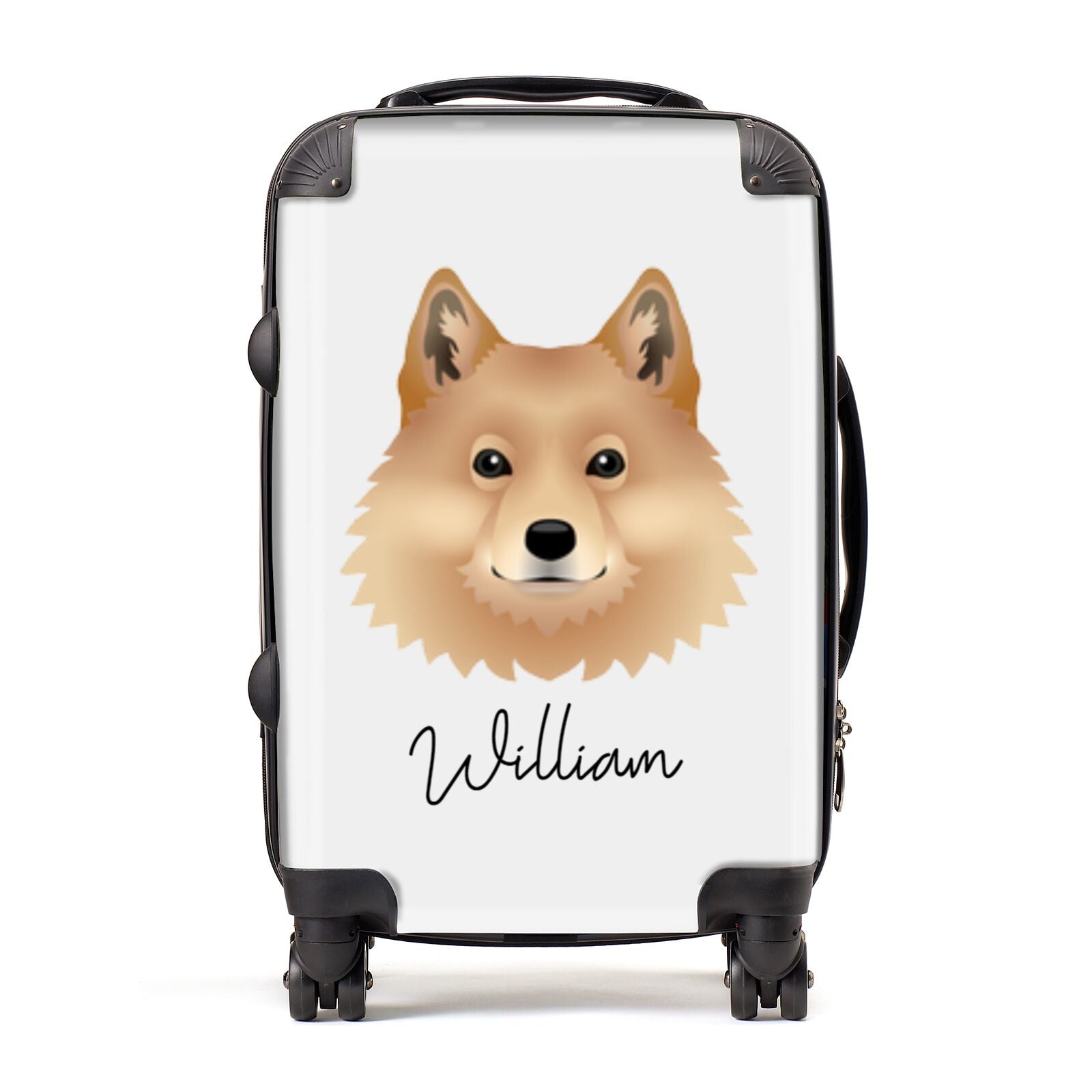 Finnish Spitz Personalised Suitcase