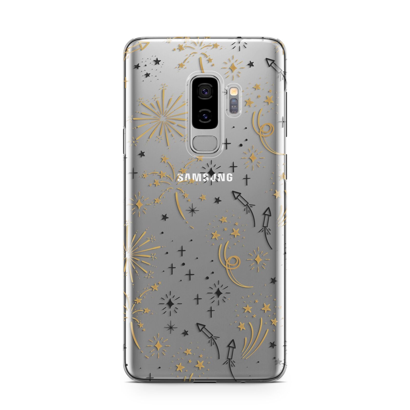 Firework Samsung Galaxy S9 Plus Case on Silver phone