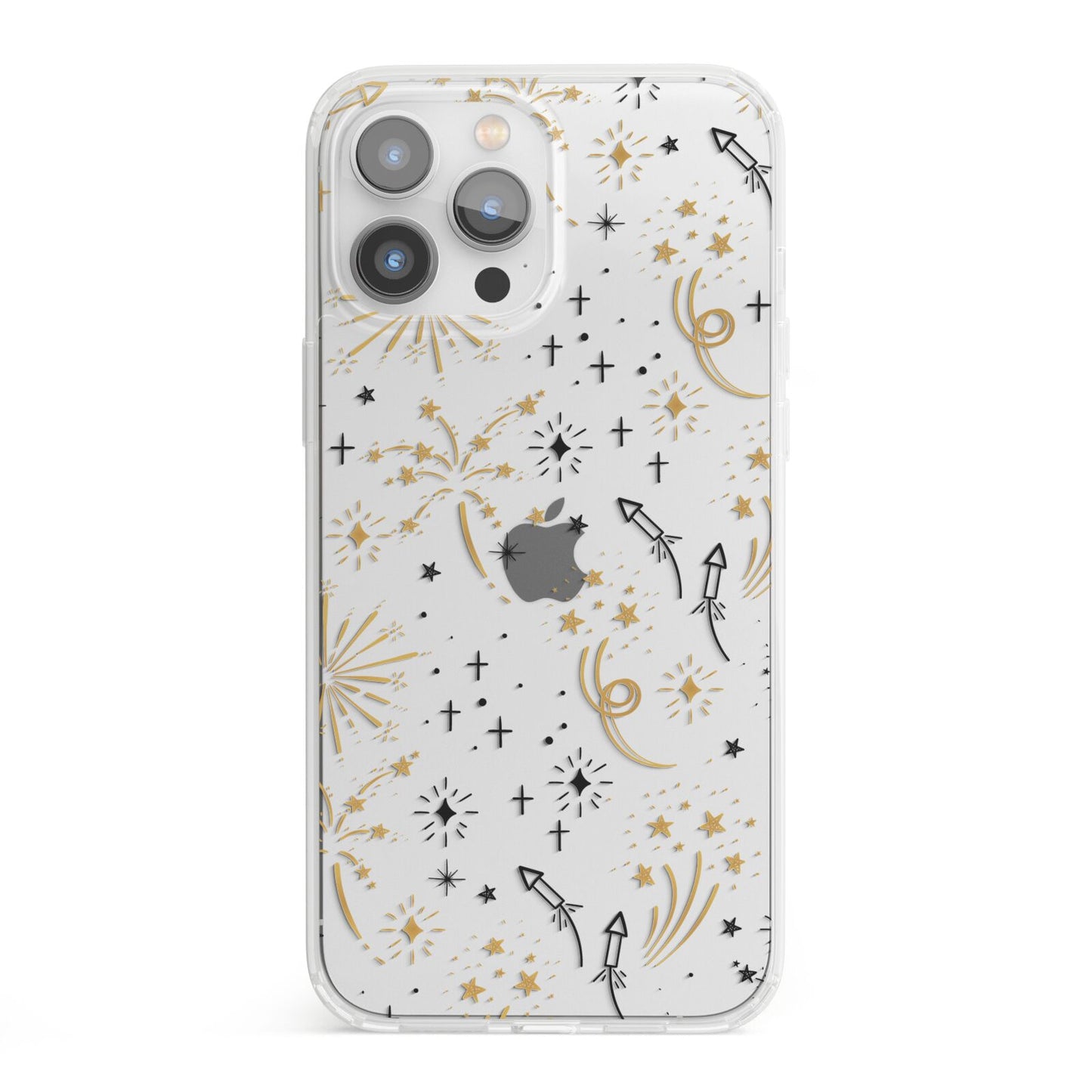 Firework iPhone 13 Pro Max Clear Bumper Case