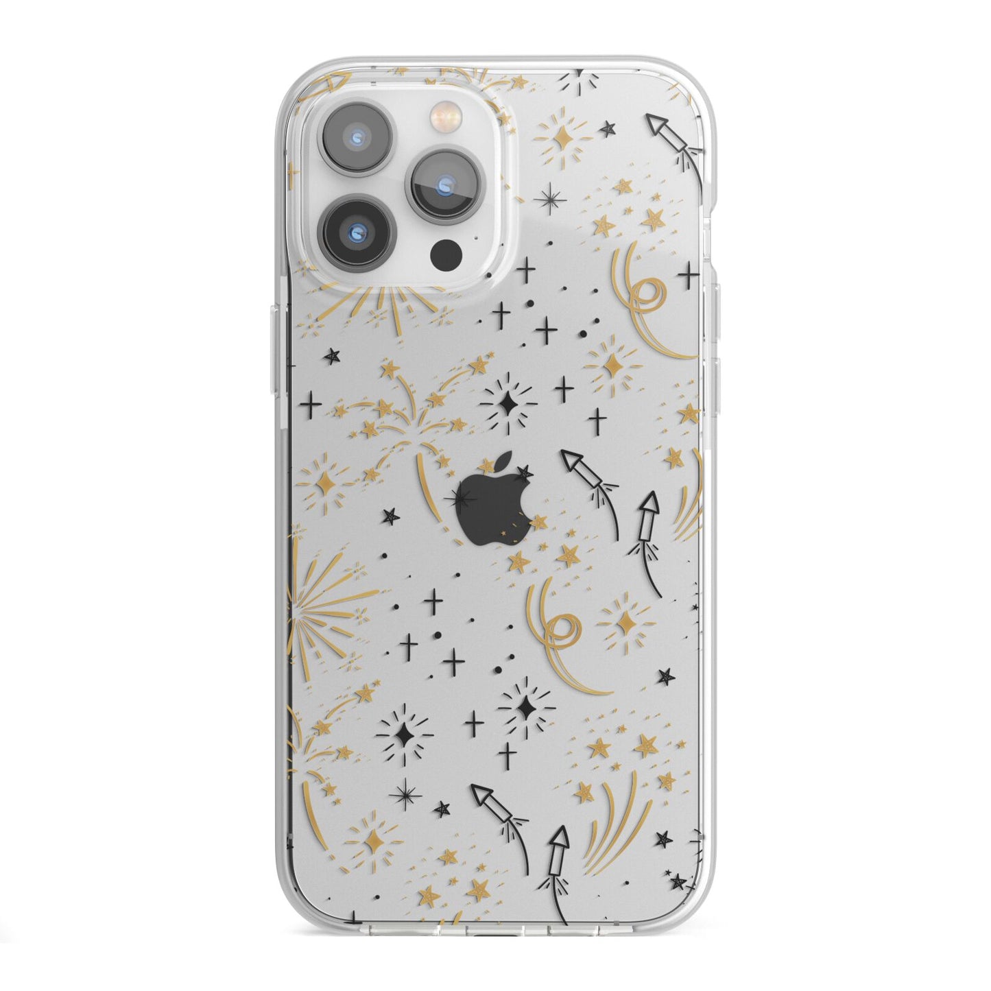 Firework iPhone 13 Pro Max TPU Impact Case with White Edges