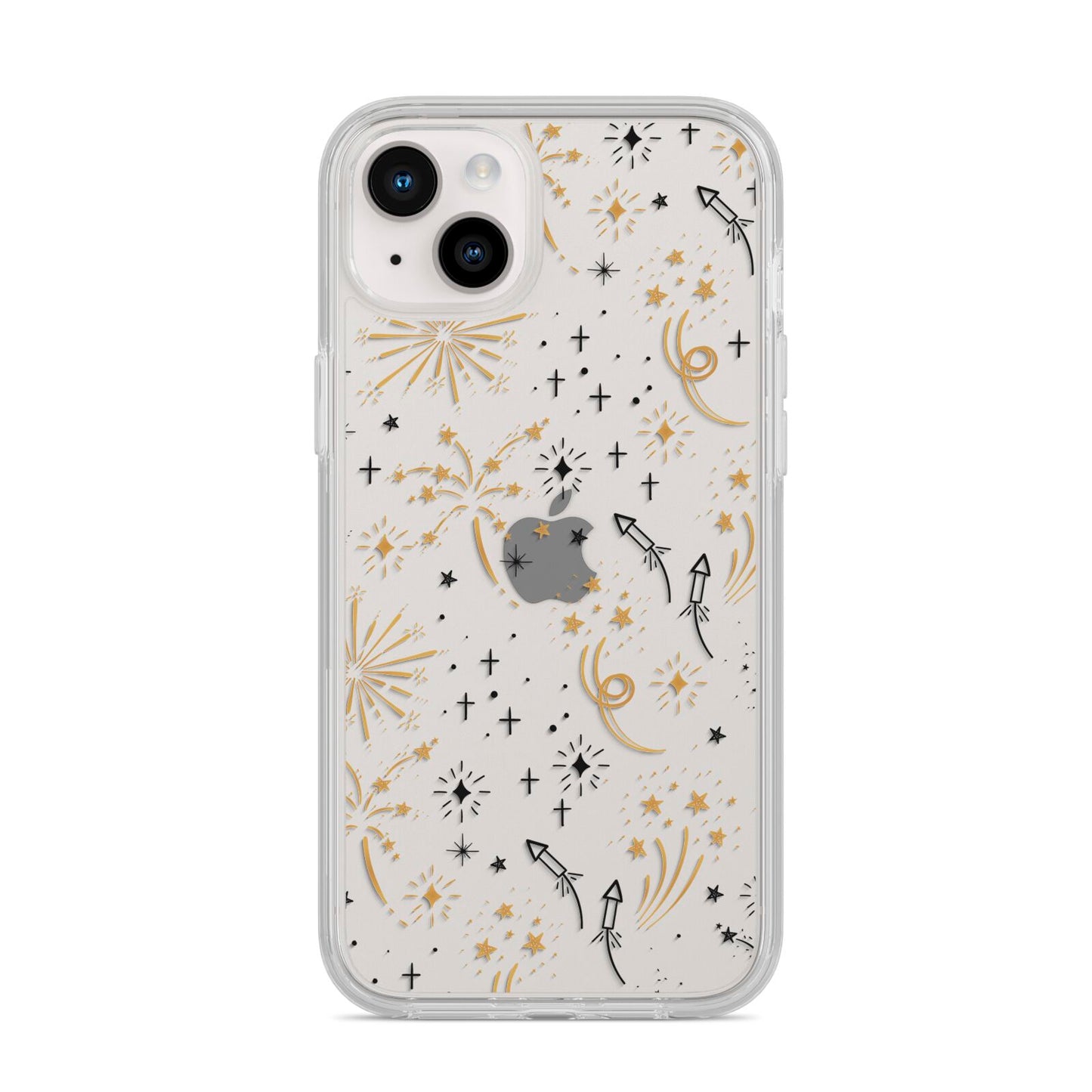 Firework iPhone 14 Plus Clear Tough Case Starlight