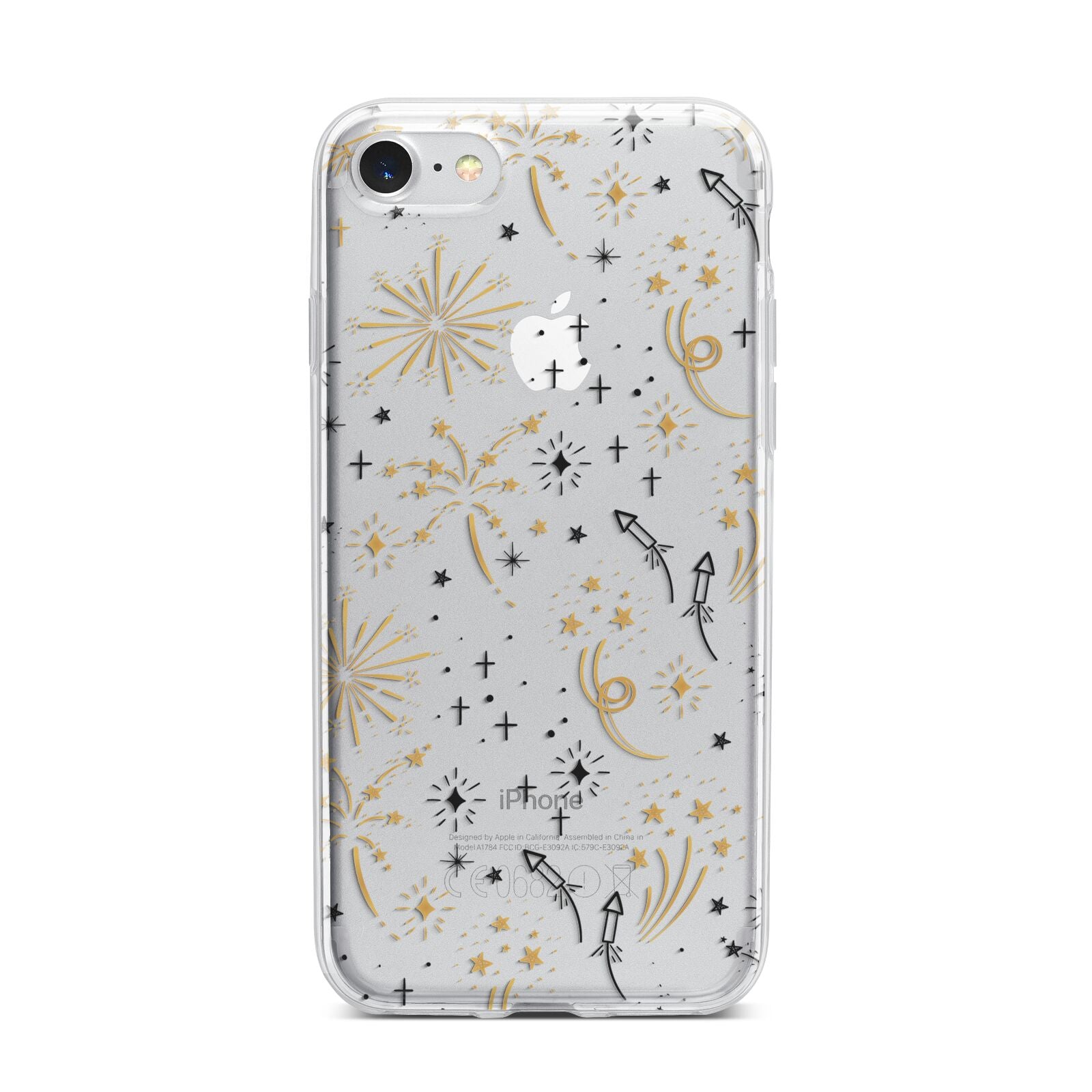 Firework iPhone 7 Bumper Case on Silver iPhone