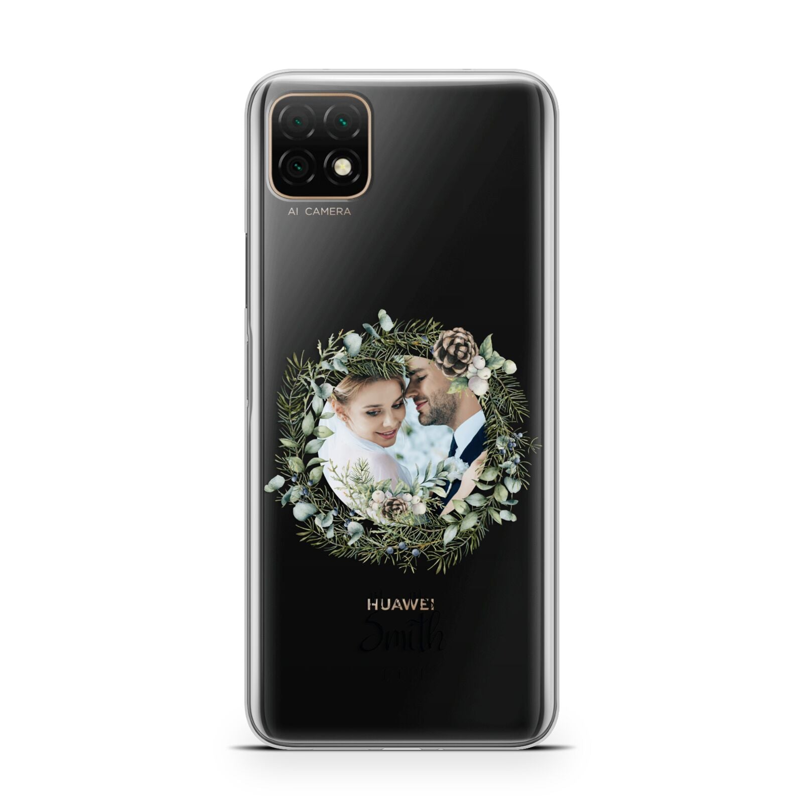 First Christmas Married Photo Huawei Enjoy 20 Phone Case