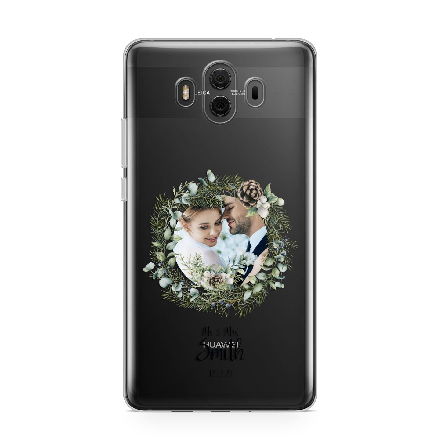 First Christmas Married Photo Huawei Mate 10 Protective Phone Case