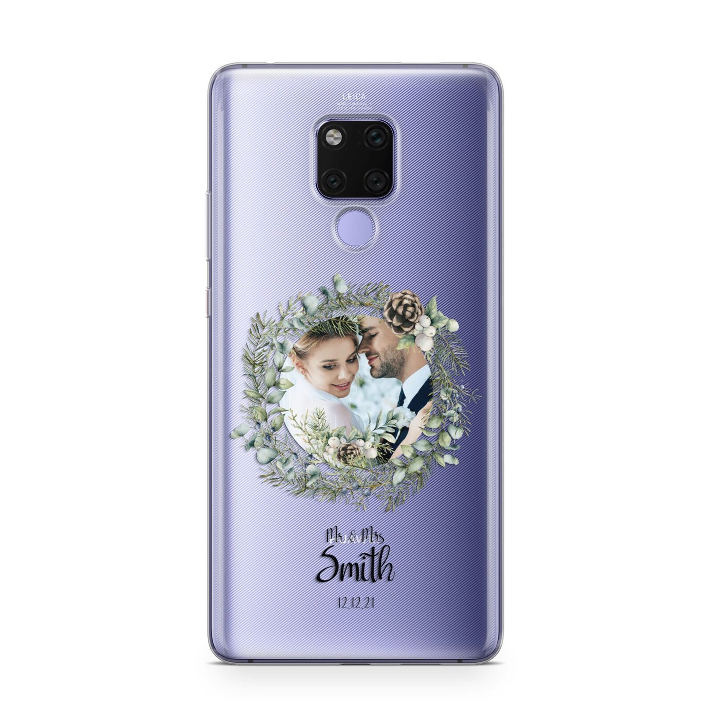 First Christmas Married Photo Huawei Mate 20X Phone Case