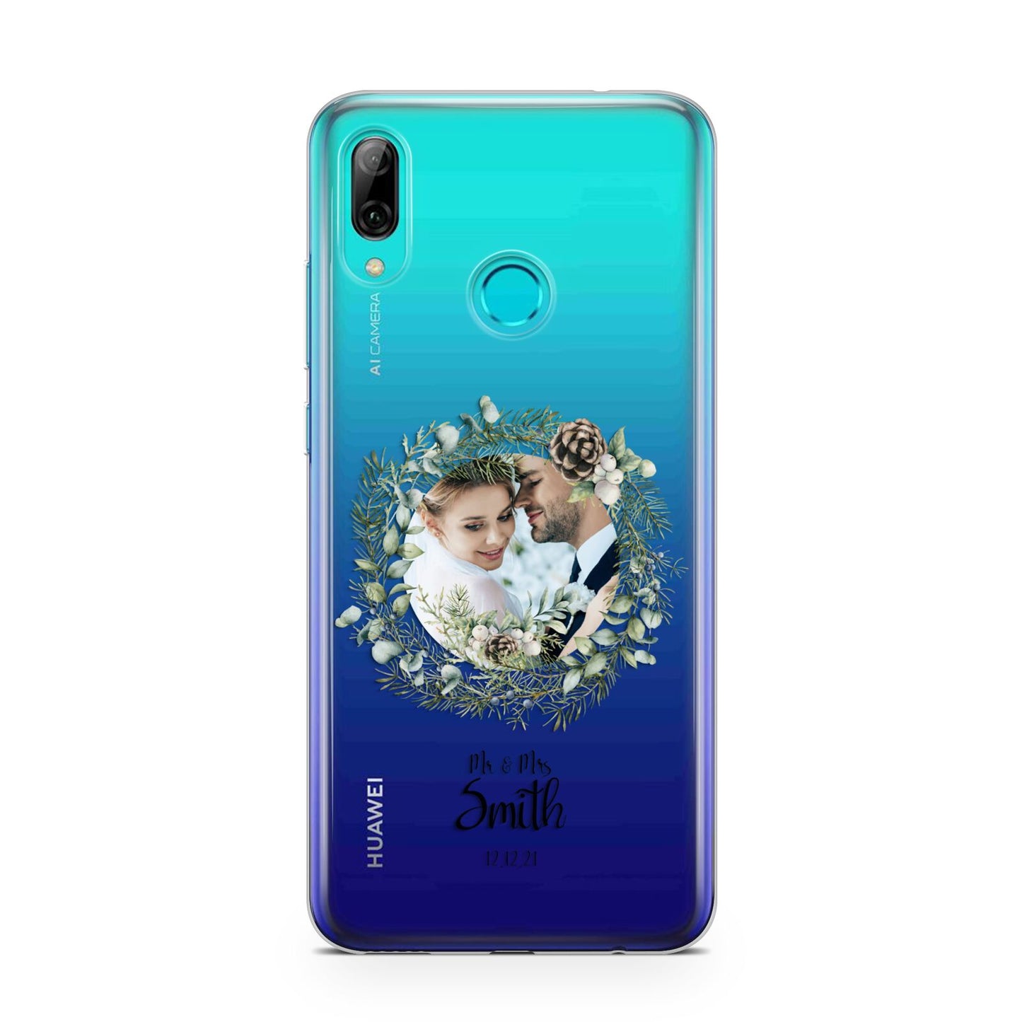 First Christmas Married Photo Huawei P Smart 2019 Case