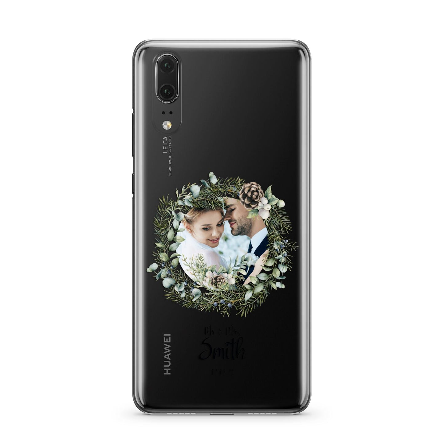 First Christmas Married Photo Huawei P20 Phone Case