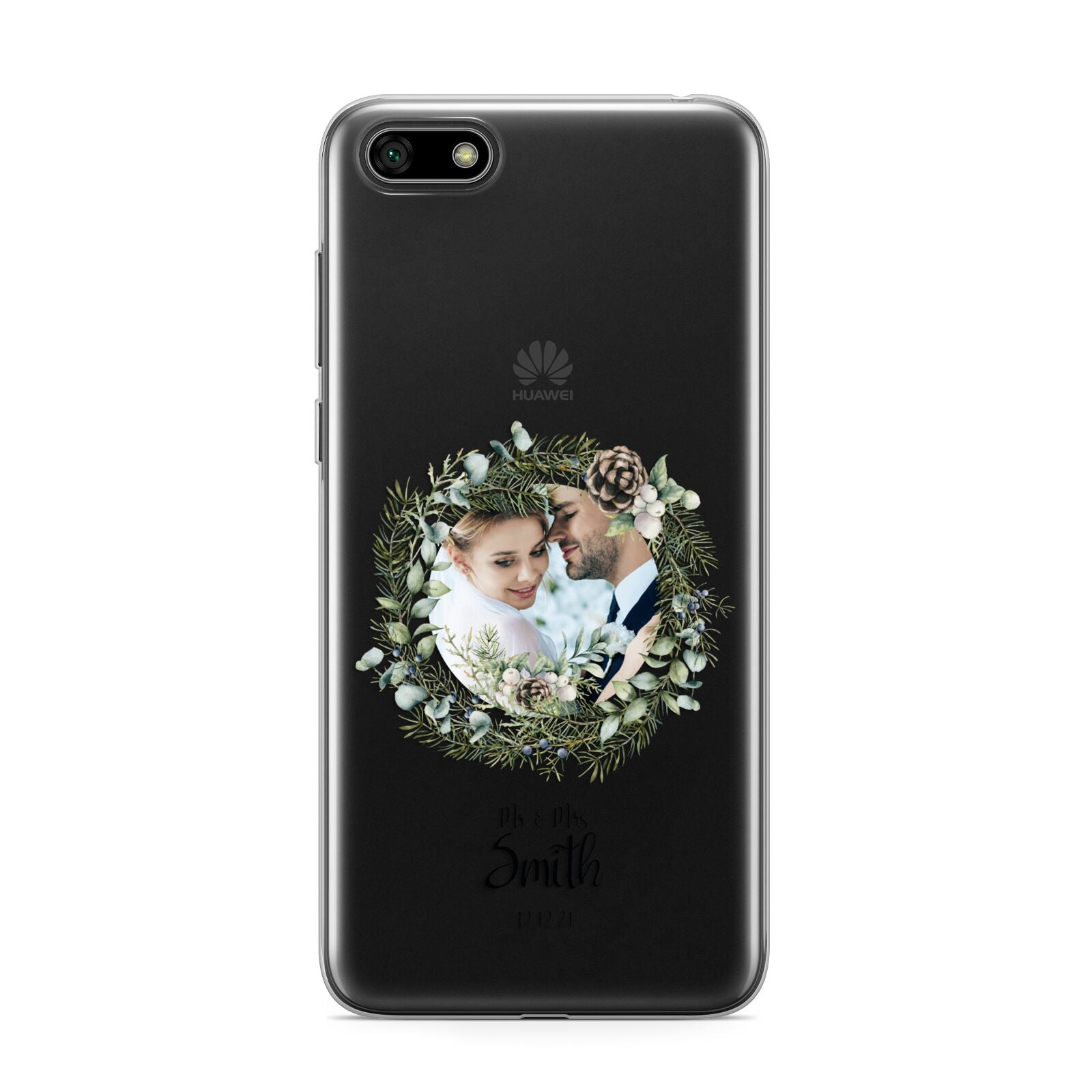 First Christmas Married Photo Huawei Y5 Prime 2018 Phone Case