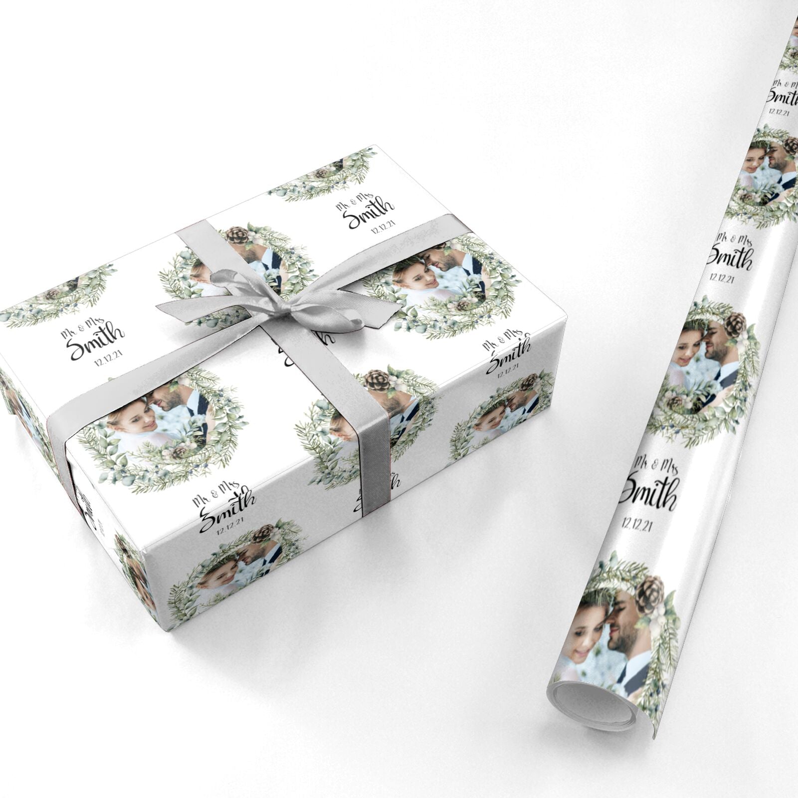 First Christmas Personalised Photo Wrapping Paper – Dyefor