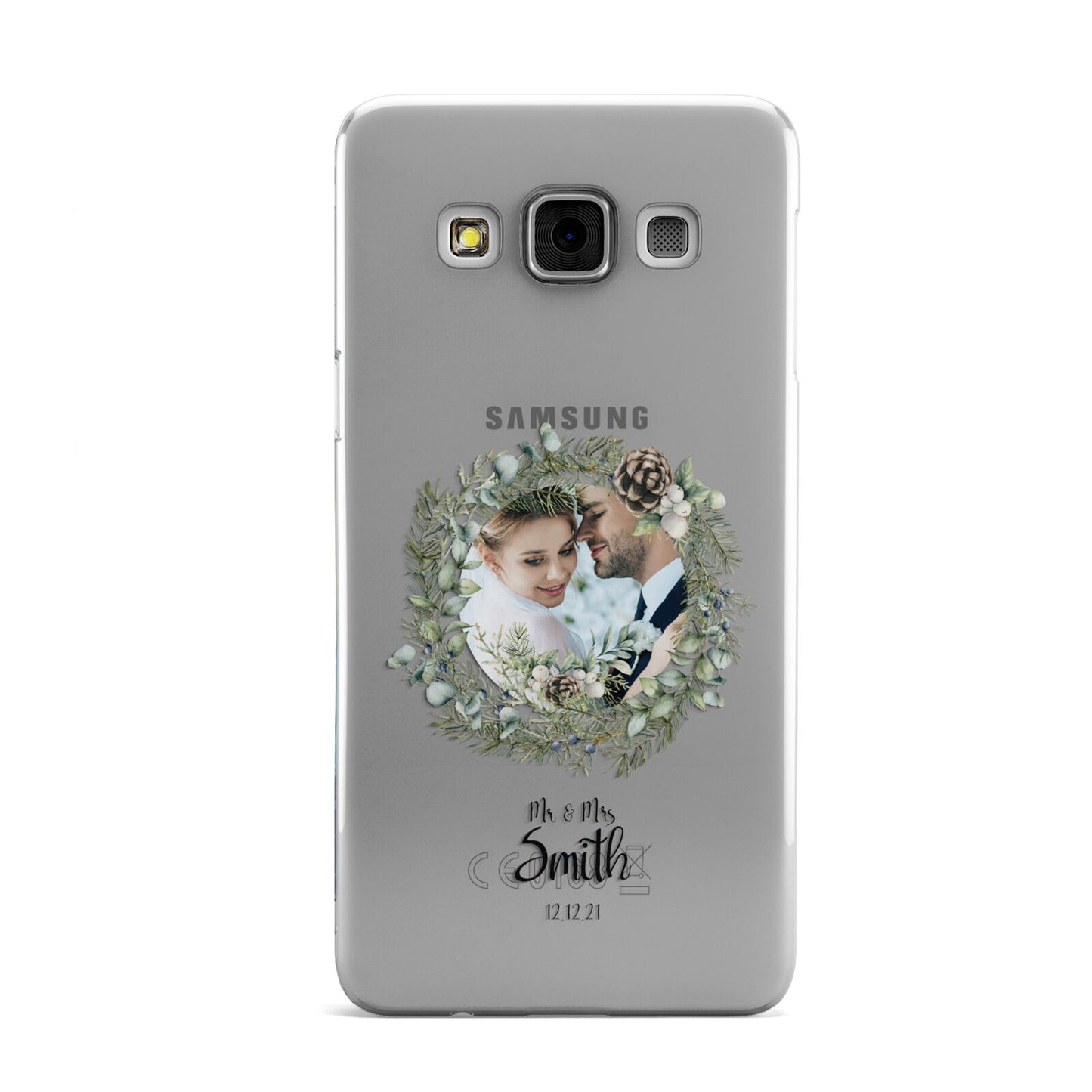 First Christmas Married Photo Samsung Galaxy A3 Case