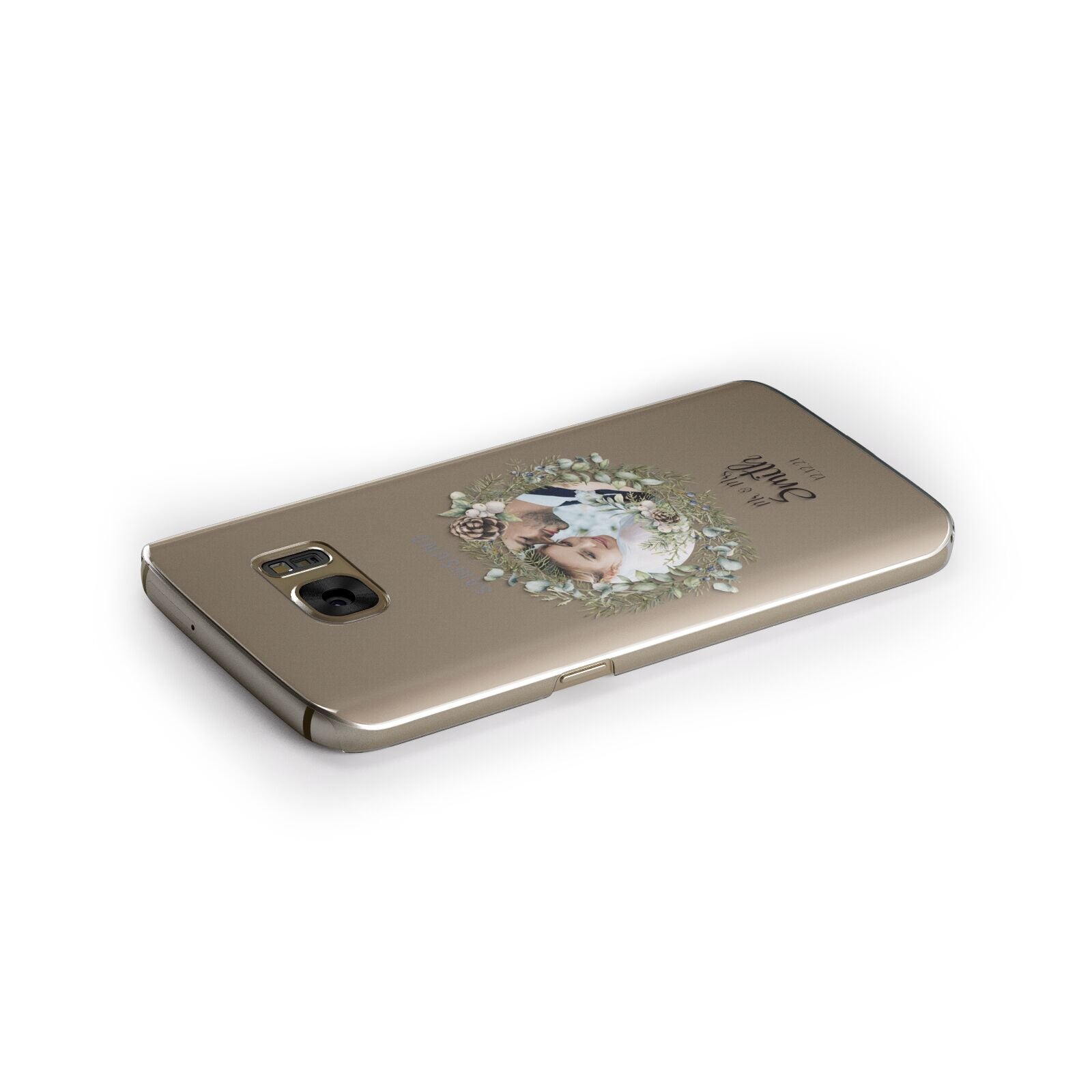 First Christmas Married Photo Samsung Galaxy Case Side Close Up