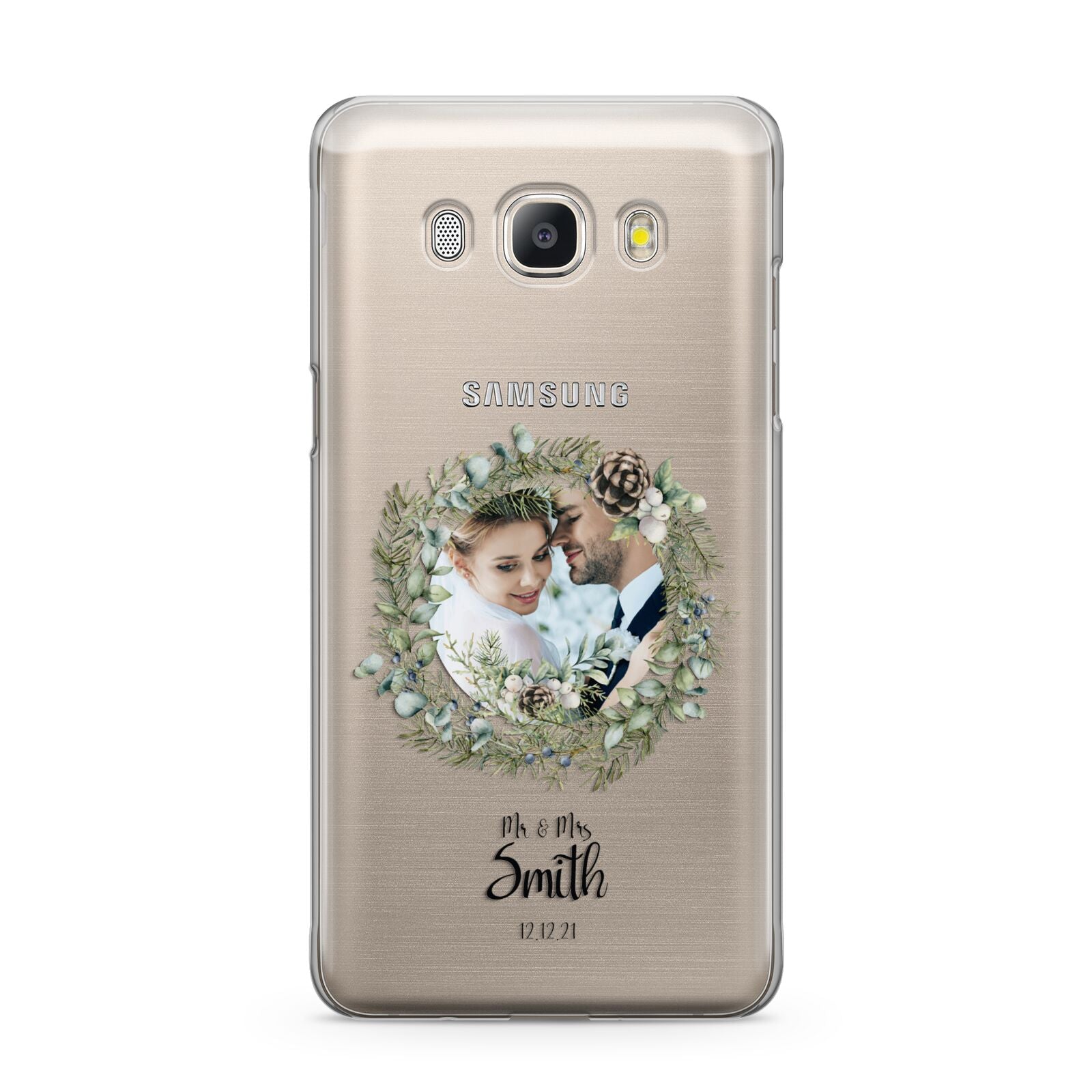 First Christmas Married Photo Samsung Galaxy J5 2016 Case