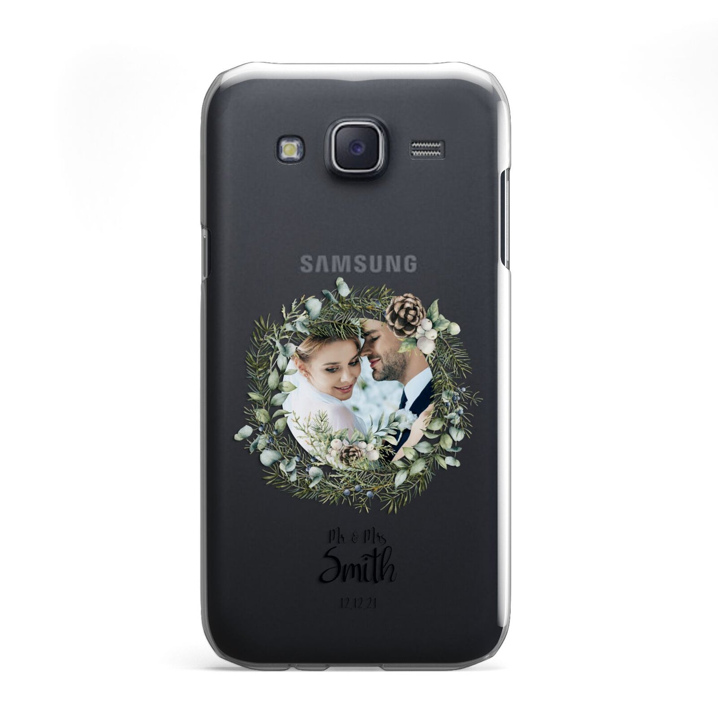 First Christmas Married Photo Samsung Galaxy J5 Case