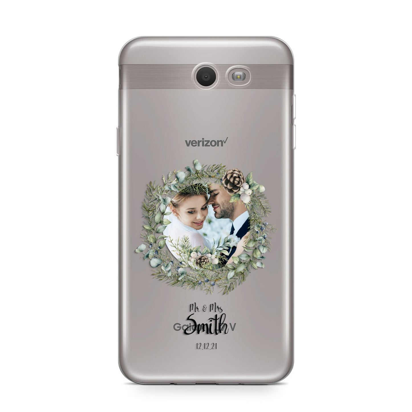 First Christmas Married Photo Samsung Galaxy J7 2017 Case