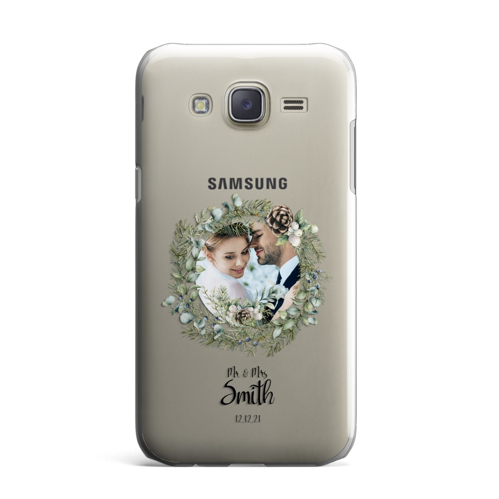 First Christmas Married Photo Samsung Galaxy J7 Case