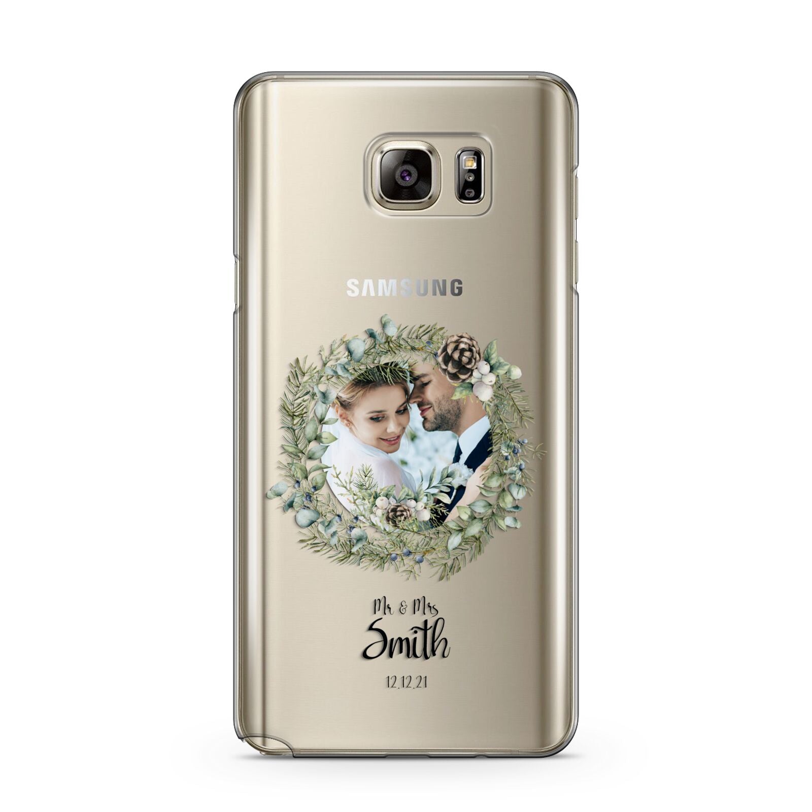 First Christmas Married Photo Samsung Galaxy Note 5 Case