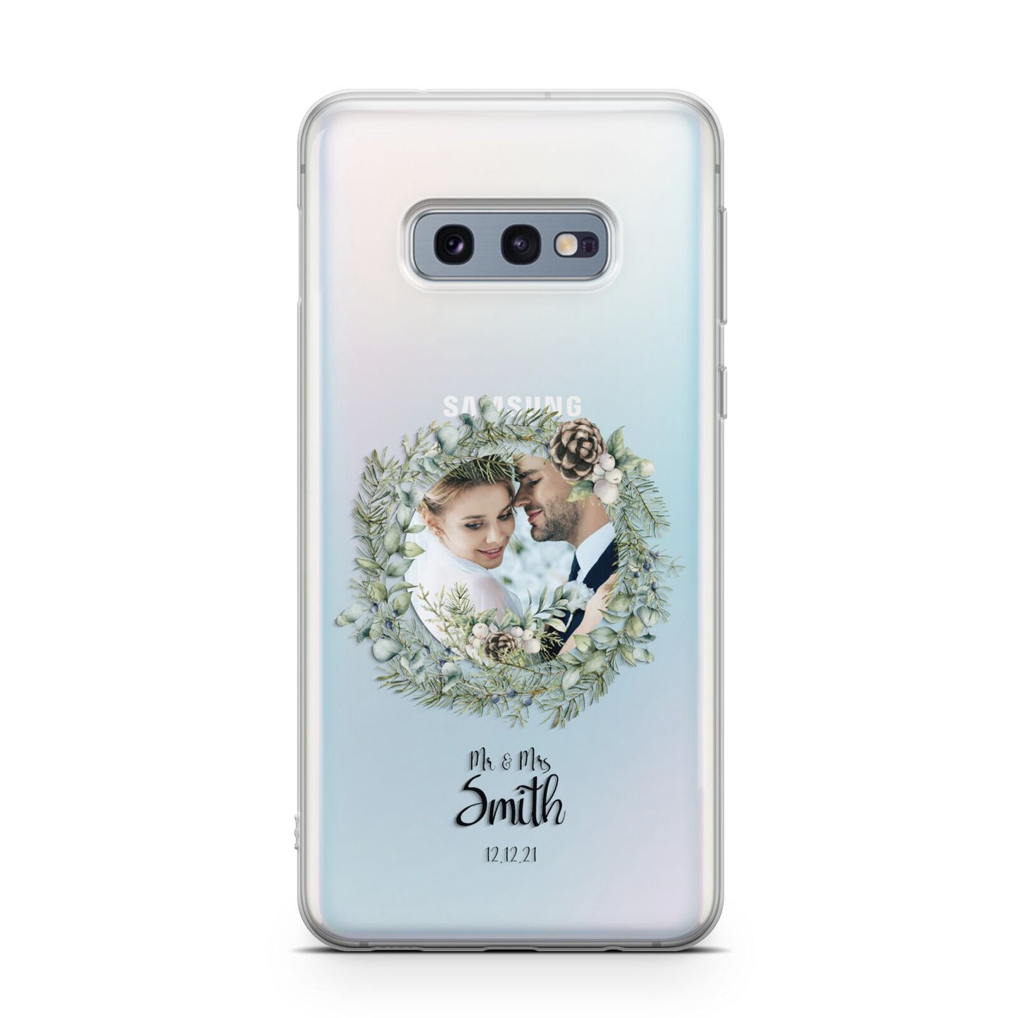 First Christmas Married Photo Samsung Galaxy S10E Case