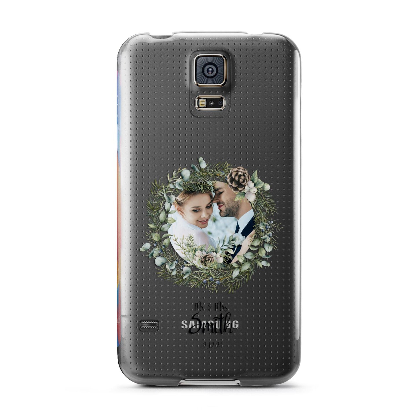 First Christmas Married Photo Samsung Galaxy S5 Case