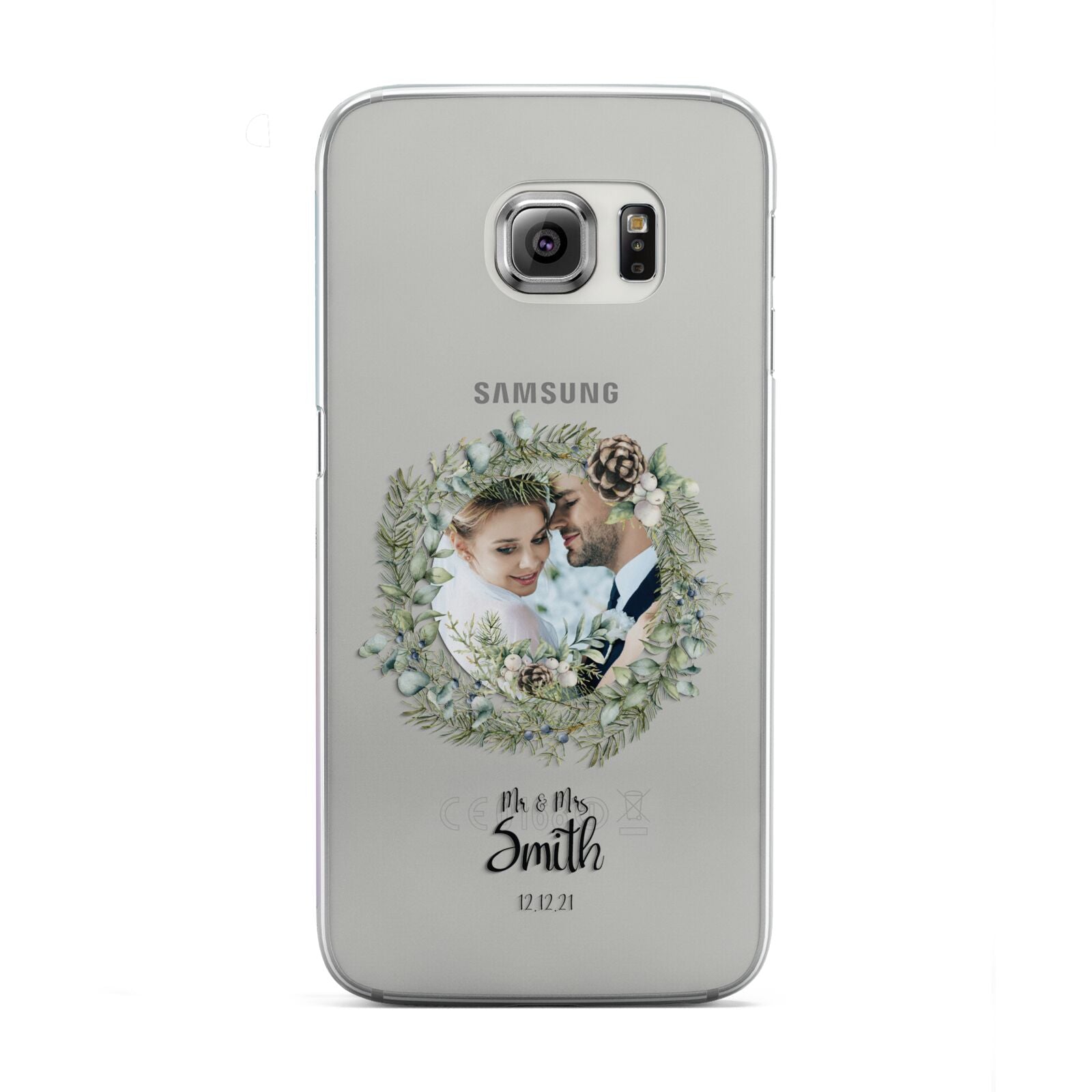 First Christmas Married Photo Samsung Galaxy S6 Edge Case