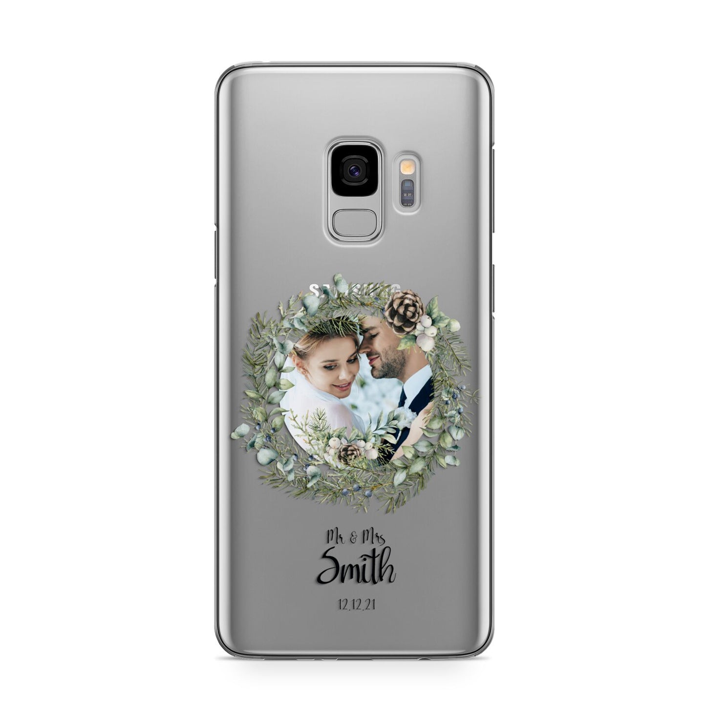 First Christmas Married Photo Samsung Galaxy S9 Case