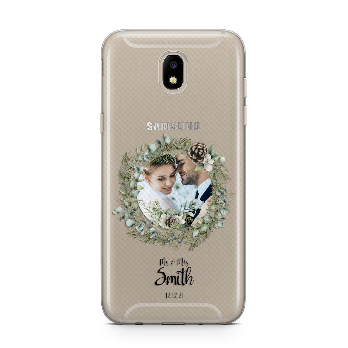 First Christmas Married Photo Samsung J5 2017 Case