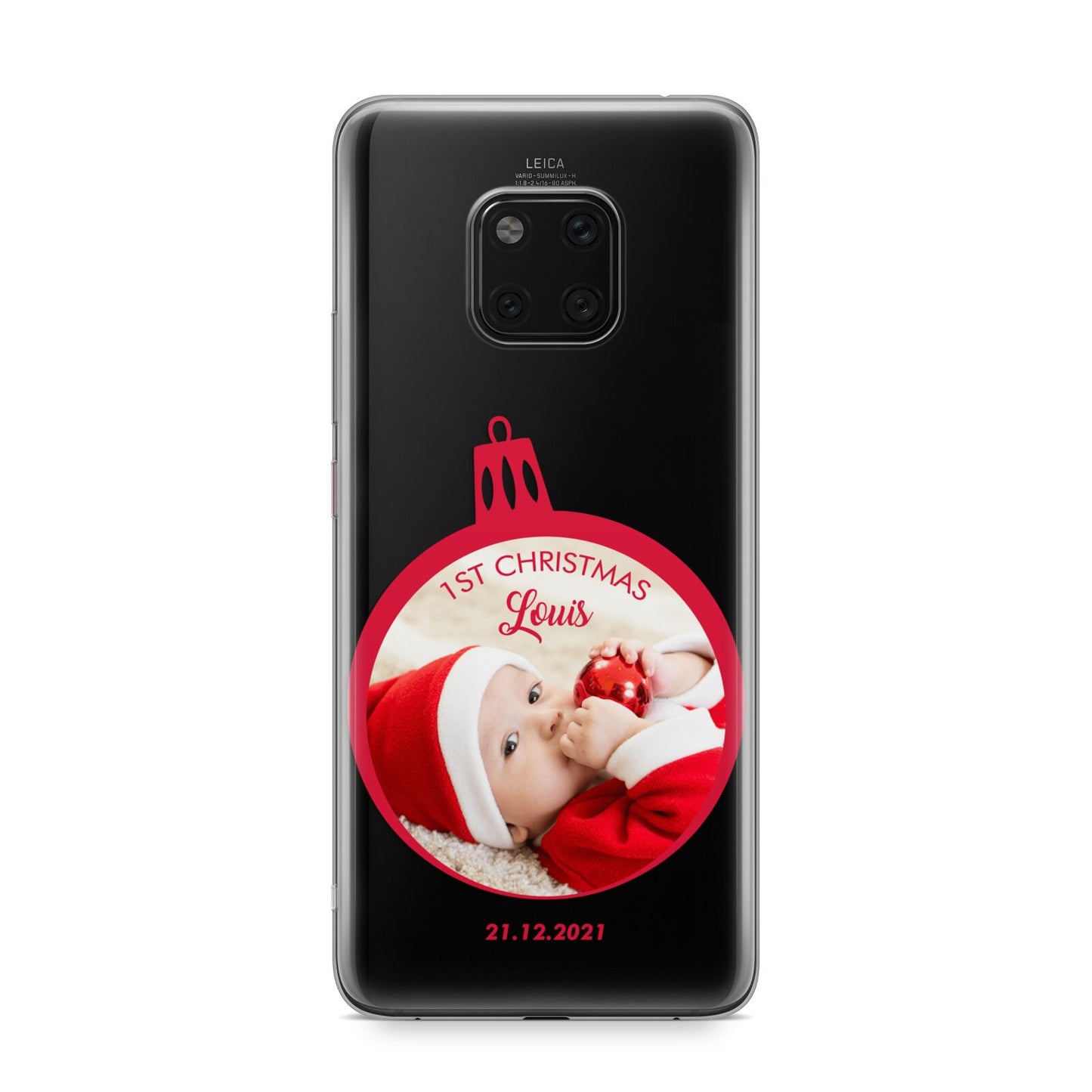 First Christmas Personalised Photo Huawei Mate 20 Pro Phone Case