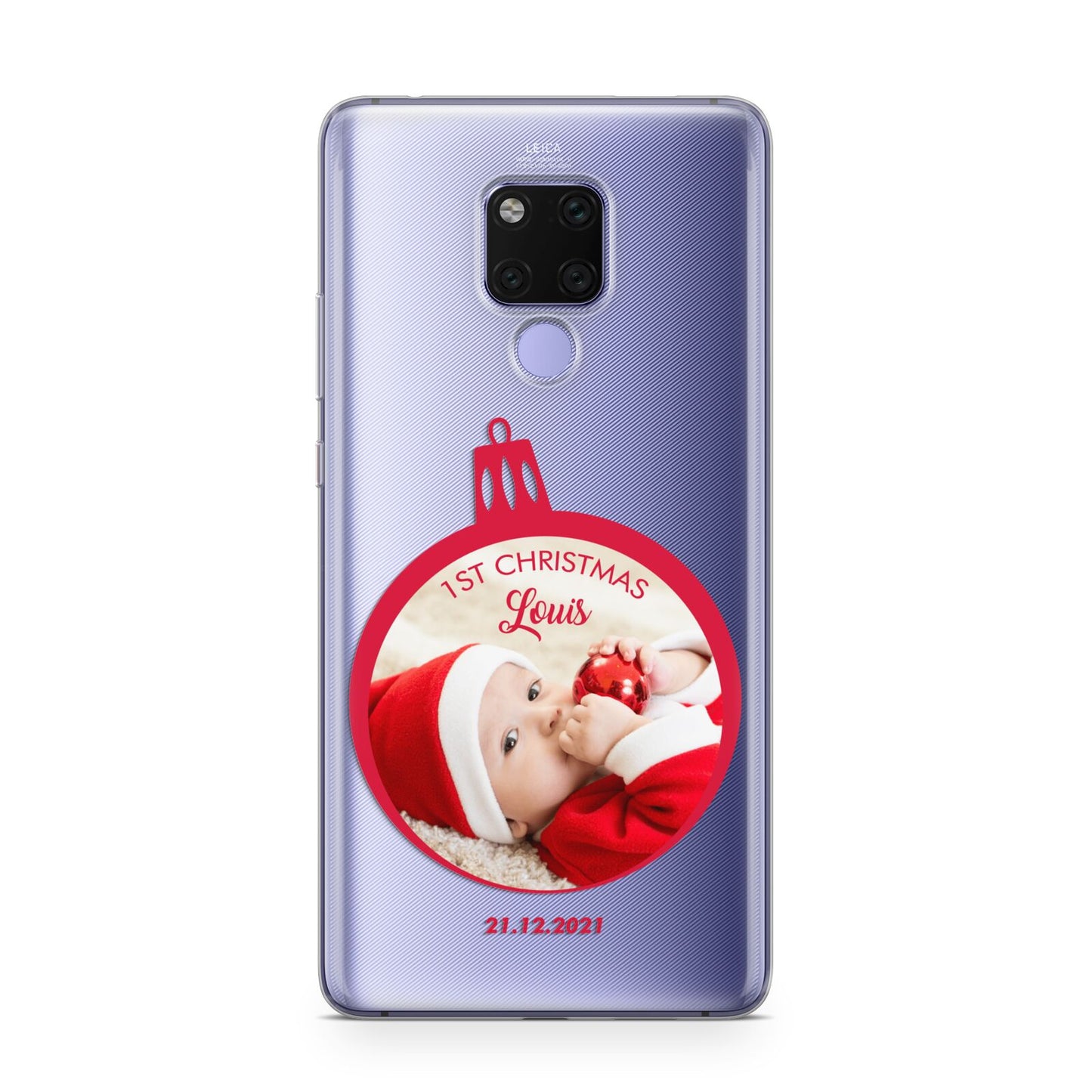 First Christmas Personalised Photo Huawei Mate 20X Phone Case