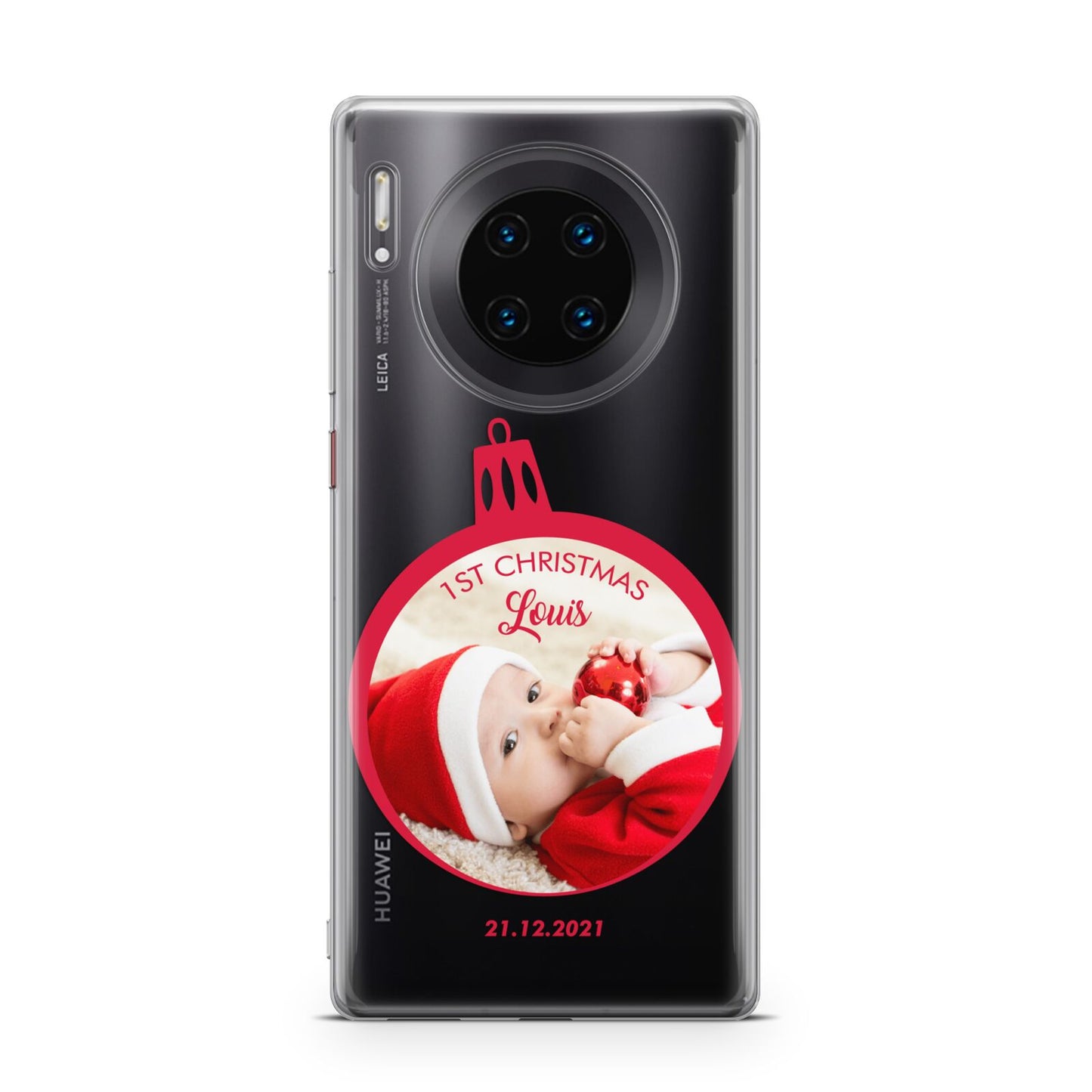 First Christmas Personalised Photo Huawei Mate 30 Pro Phone Case