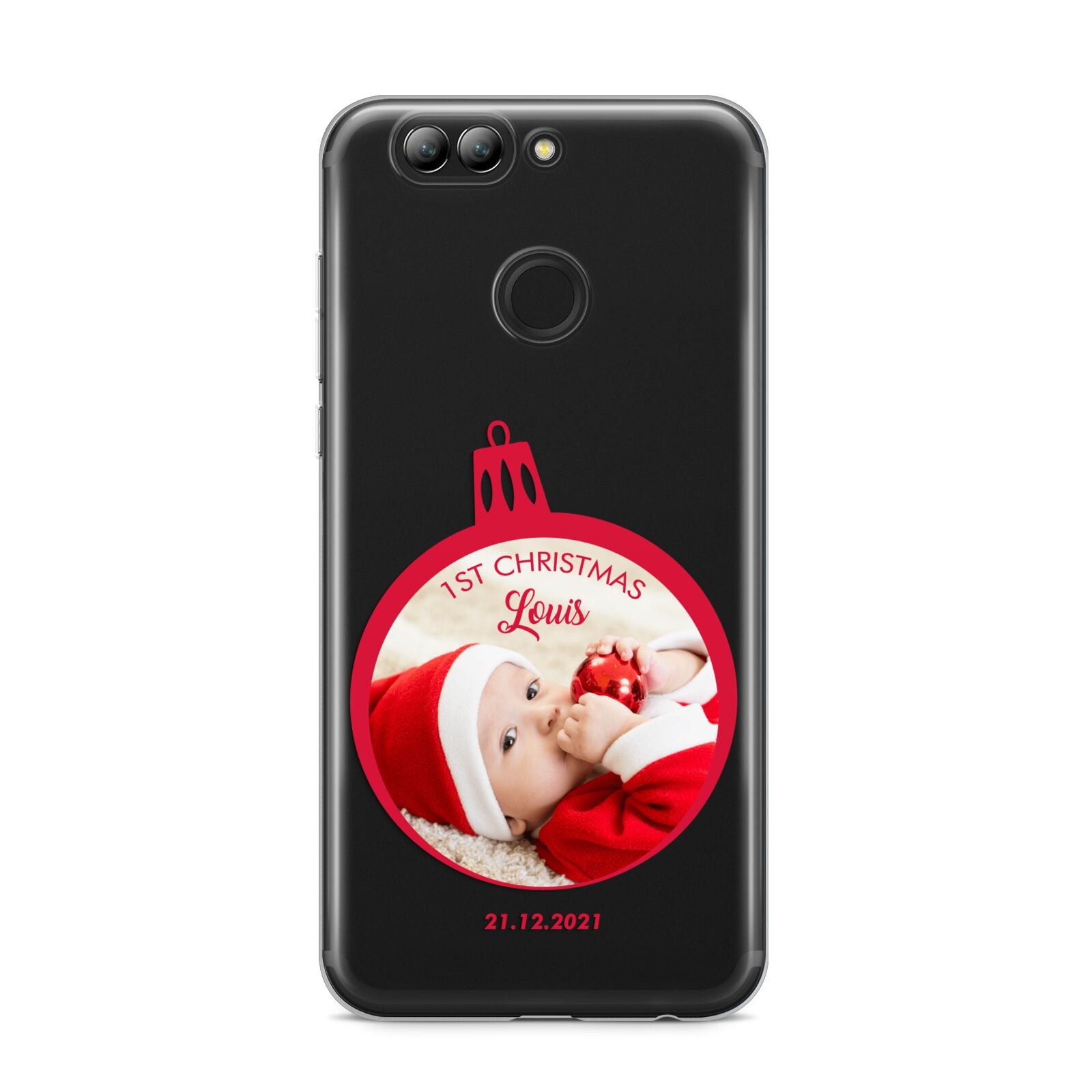 First Christmas Personalised Photo Huawei Nova 2s Phone Case