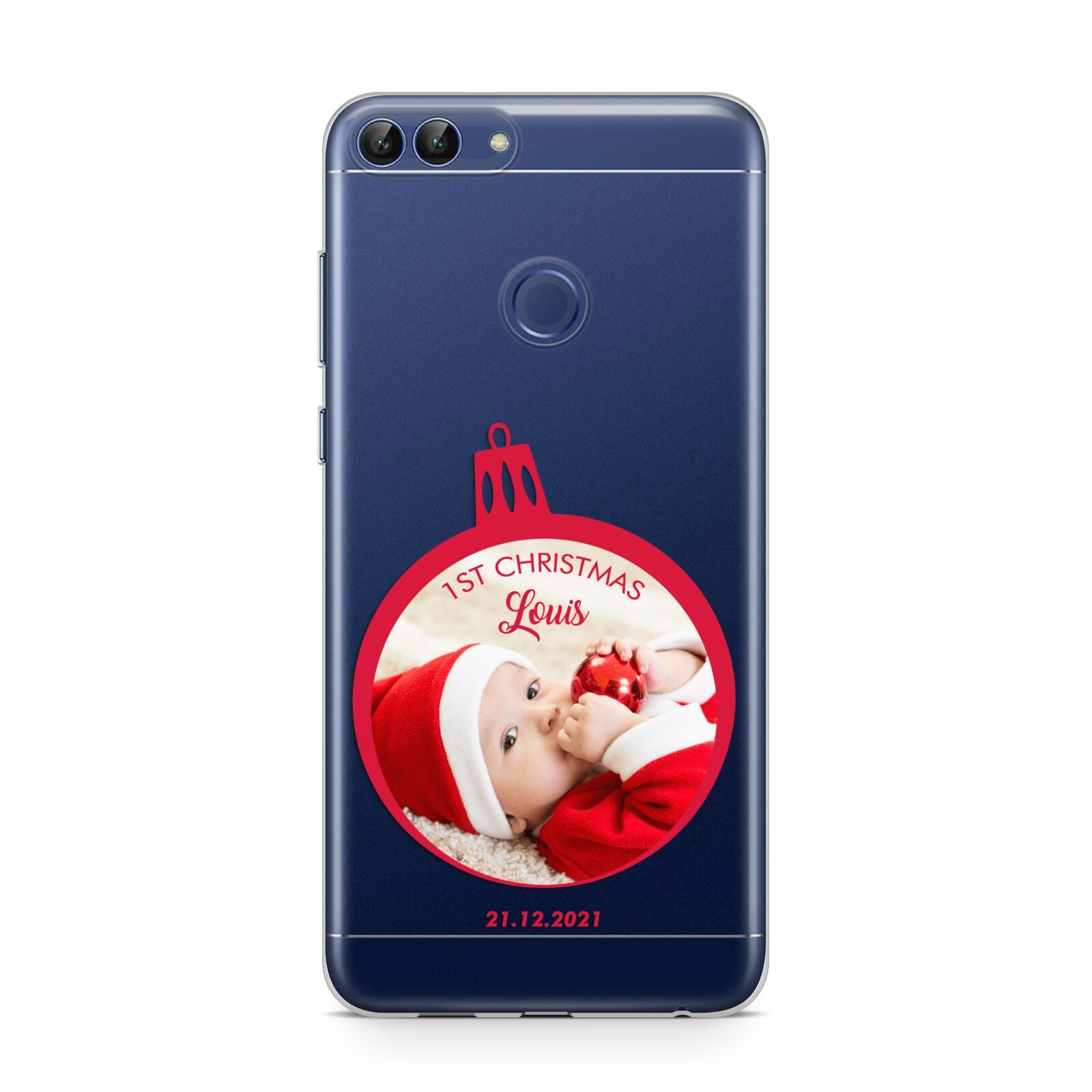 First Christmas Personalised Photo Huawei P Smart Case