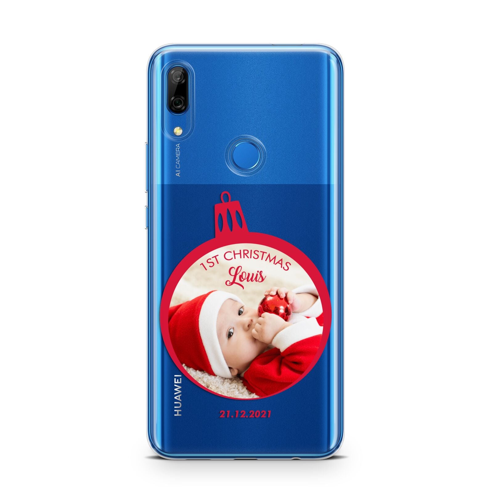 First Christmas Personalised Photo Huawei P Smart Z