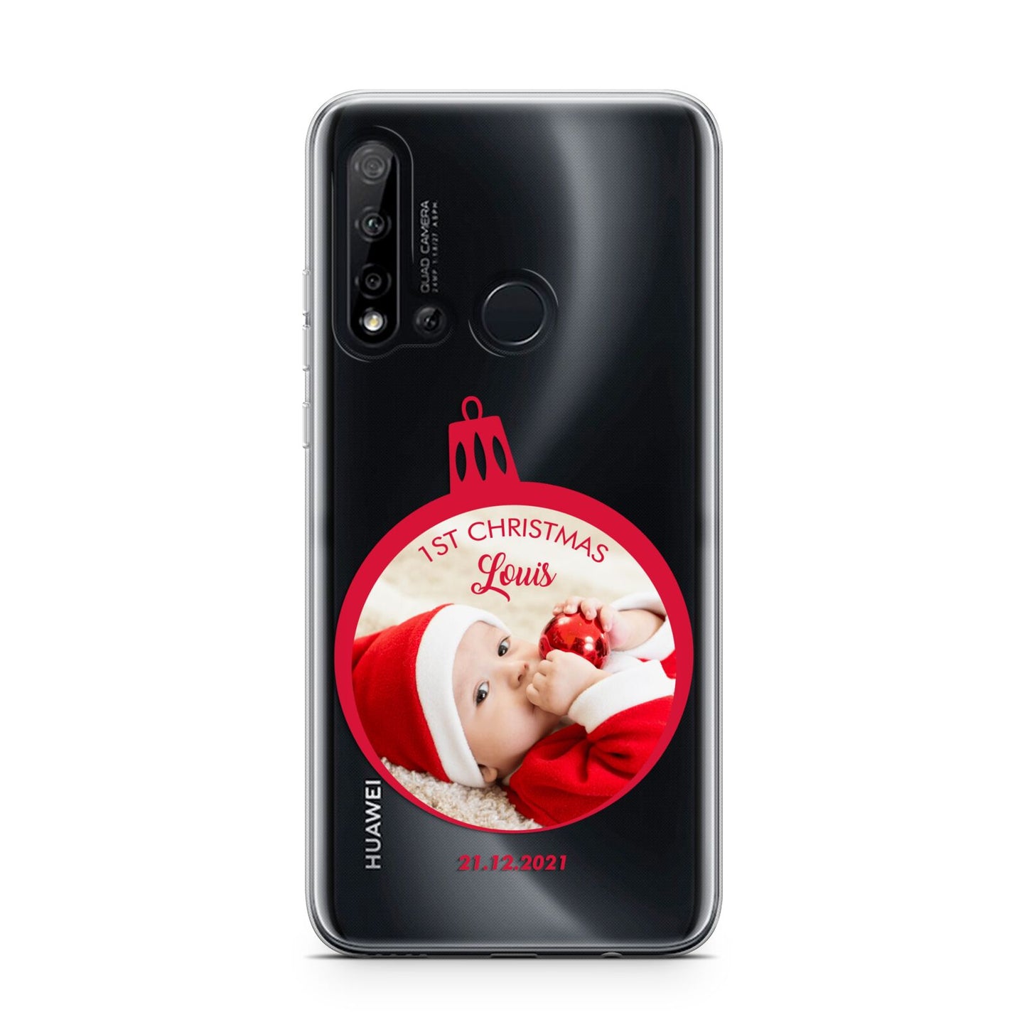 First Christmas Personalised Photo Huawei P20 Lite 5G Phone Case